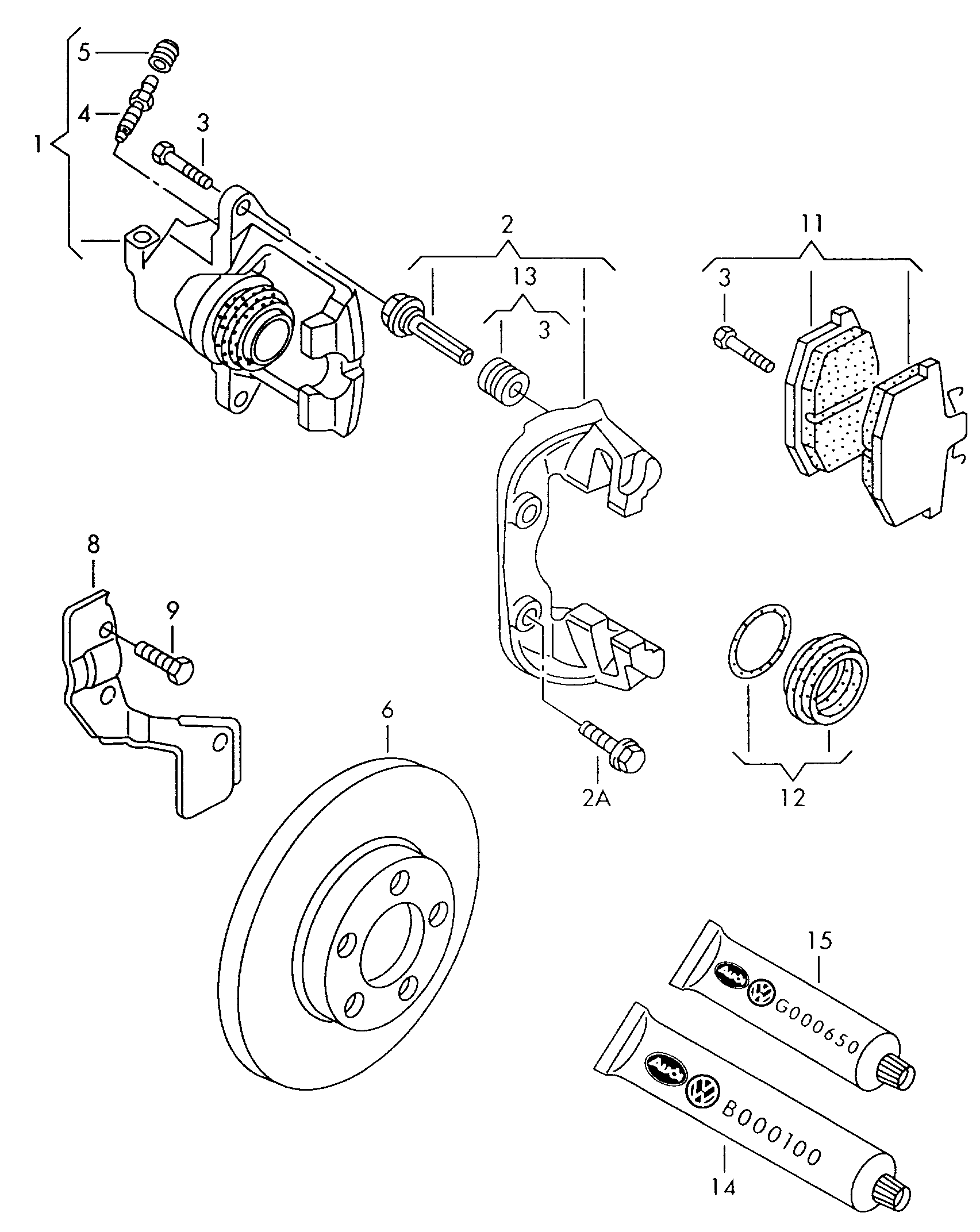 AUDI 8D0615301A - Спирачен диск vvparts.bg