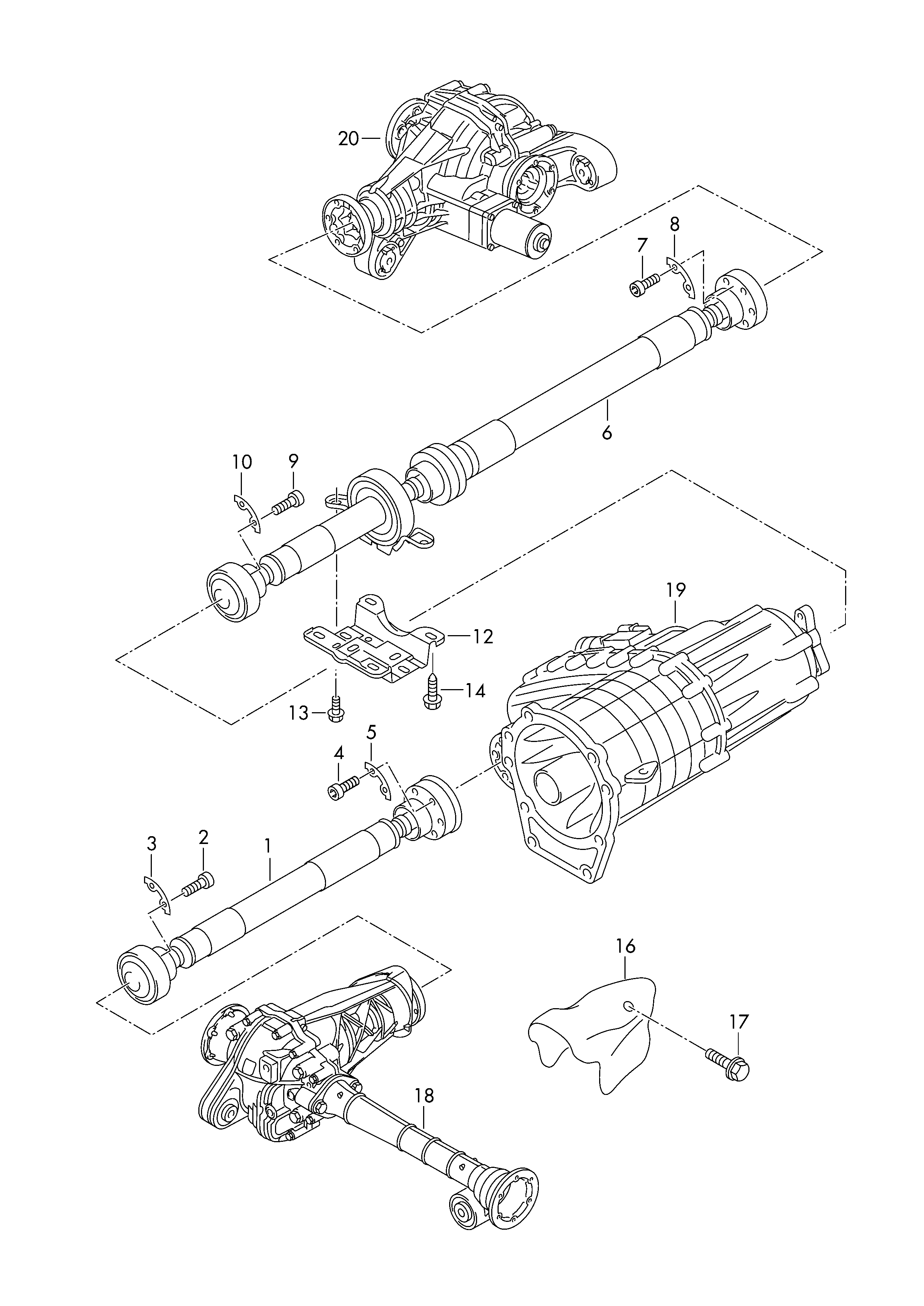 VAG 7L8521102L - Опора карданен вал vvparts.bg