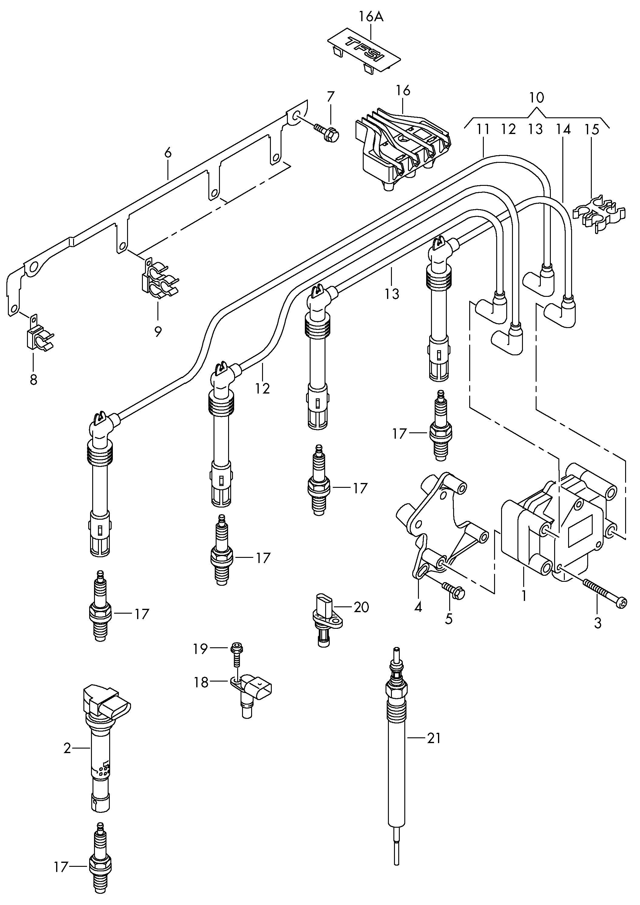 Lamborghini 101 905 626 - Запалителна свещ vvparts.bg