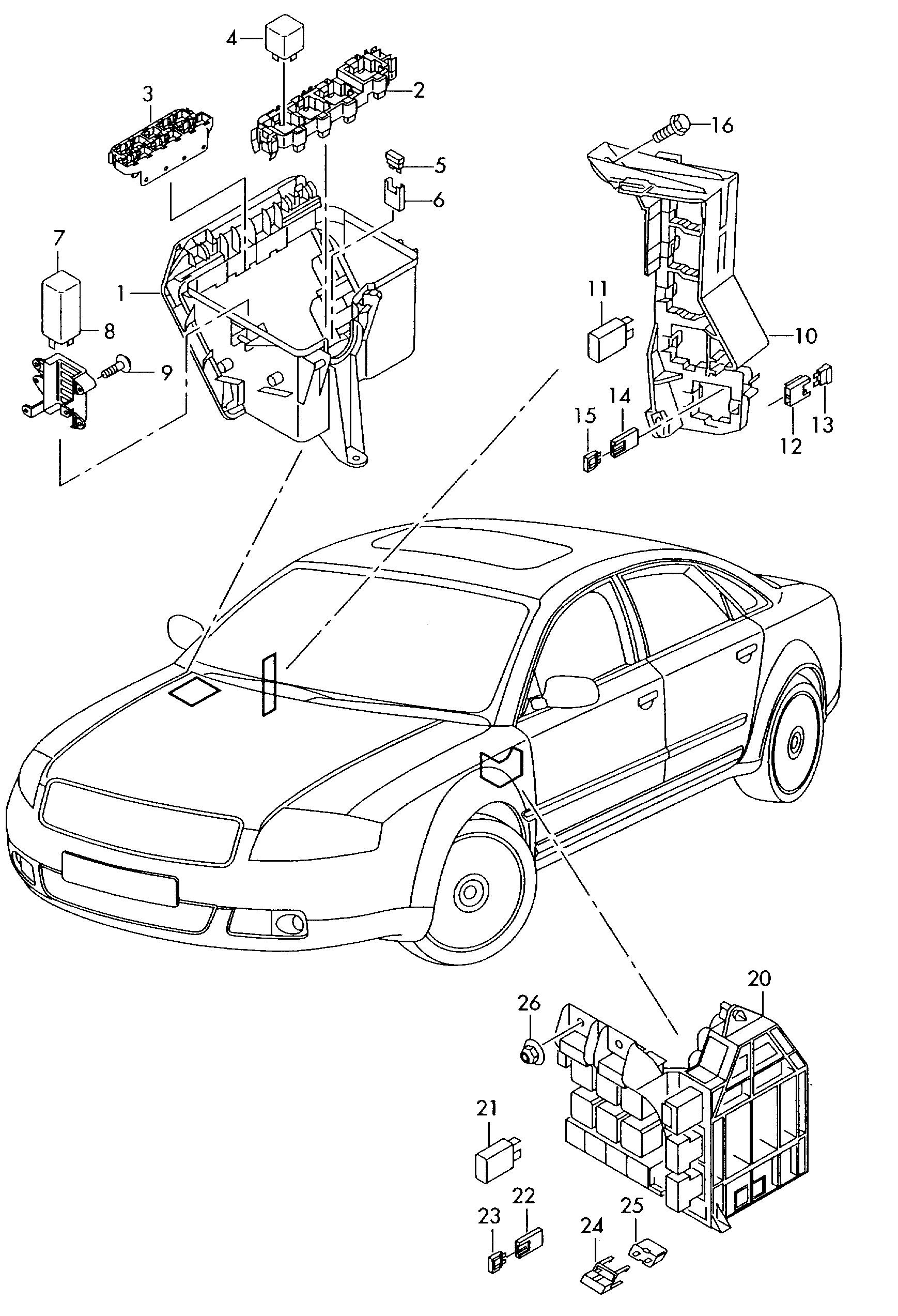 AUDI 431951253G - Relay vvparts.bg