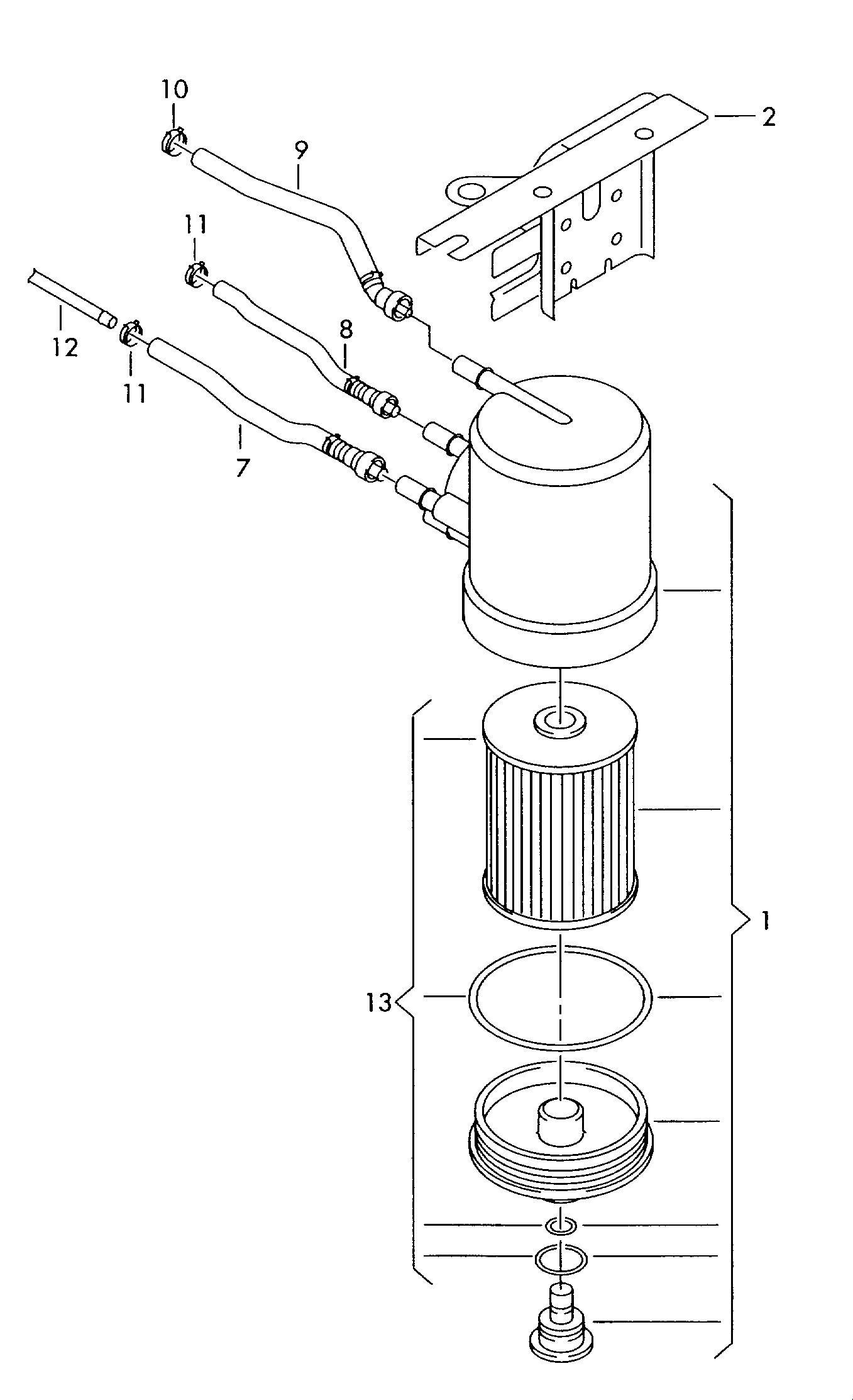 VAG 8Z0 198 567 - Горивен филтър vvparts.bg