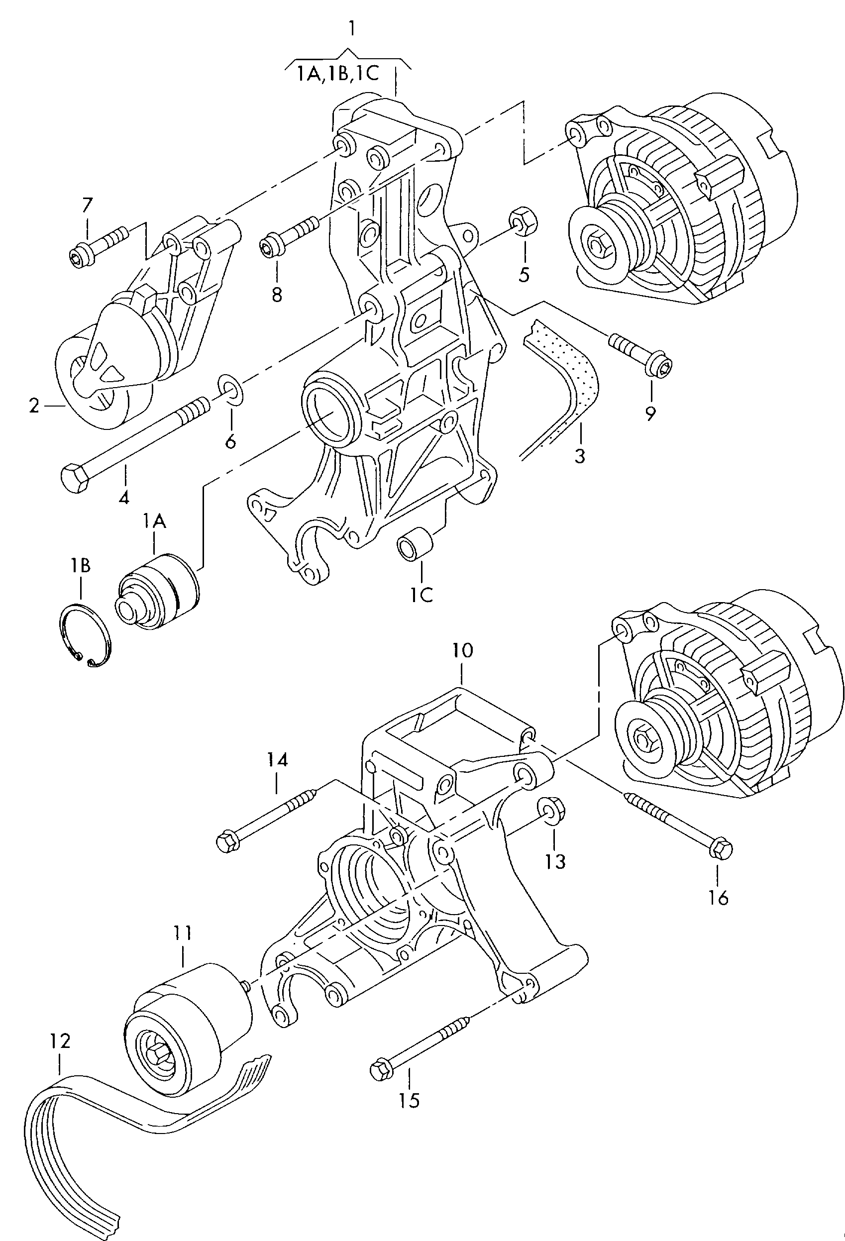 VW 028 903 137 AR - Пистов ремък vvparts.bg