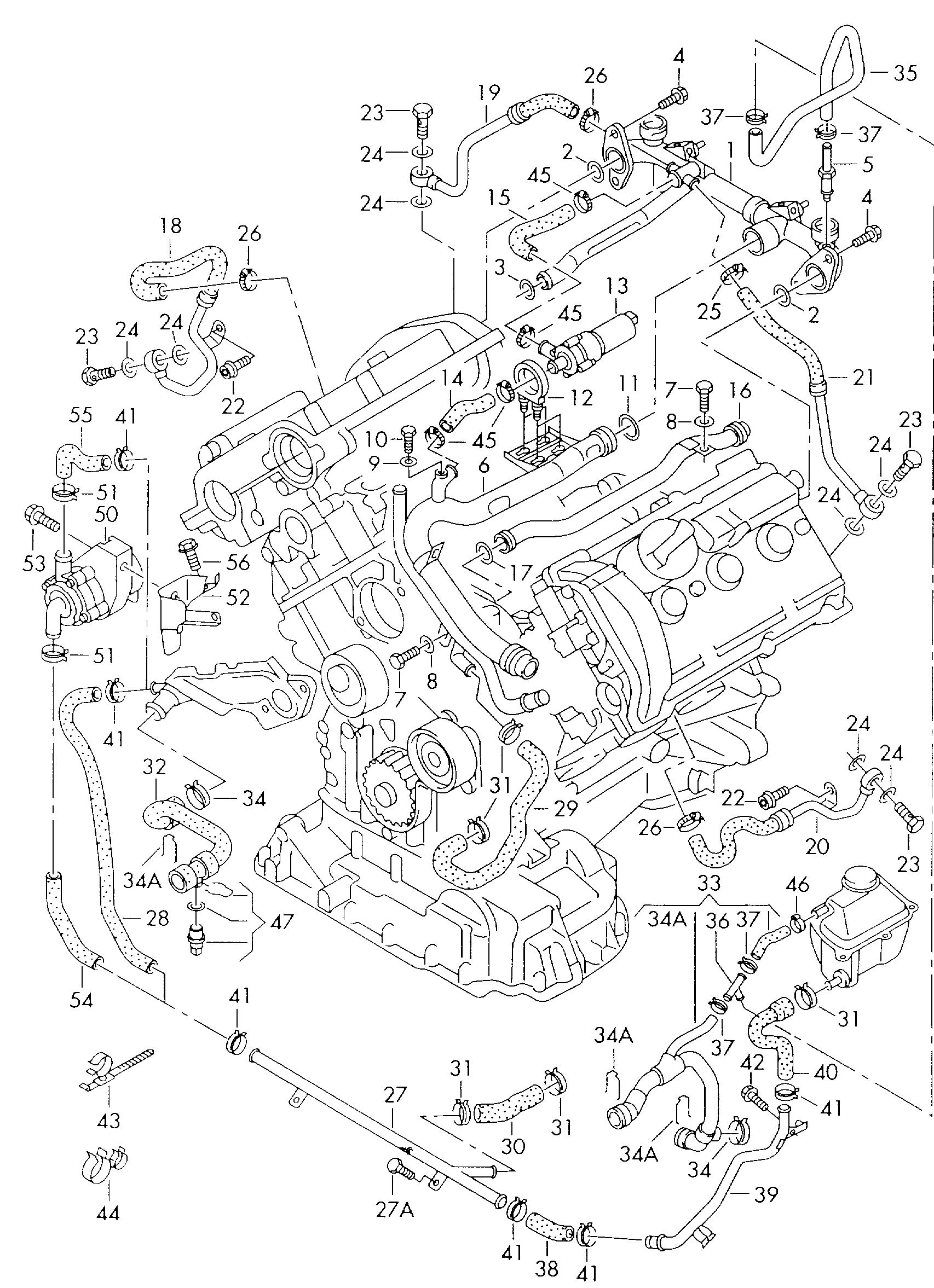 Skoda N  0138495 - Маркуч на радиатора vvparts.bg