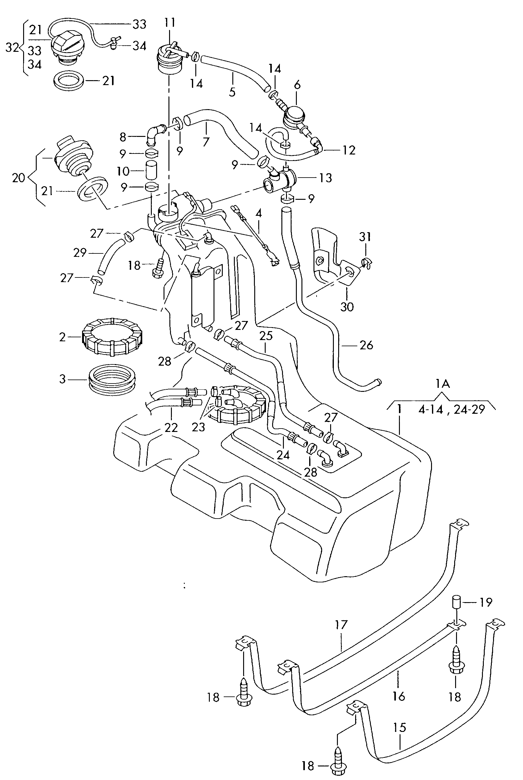 VW 1J0 919 133 - Уплътнение, горивна помпа vvparts.bg