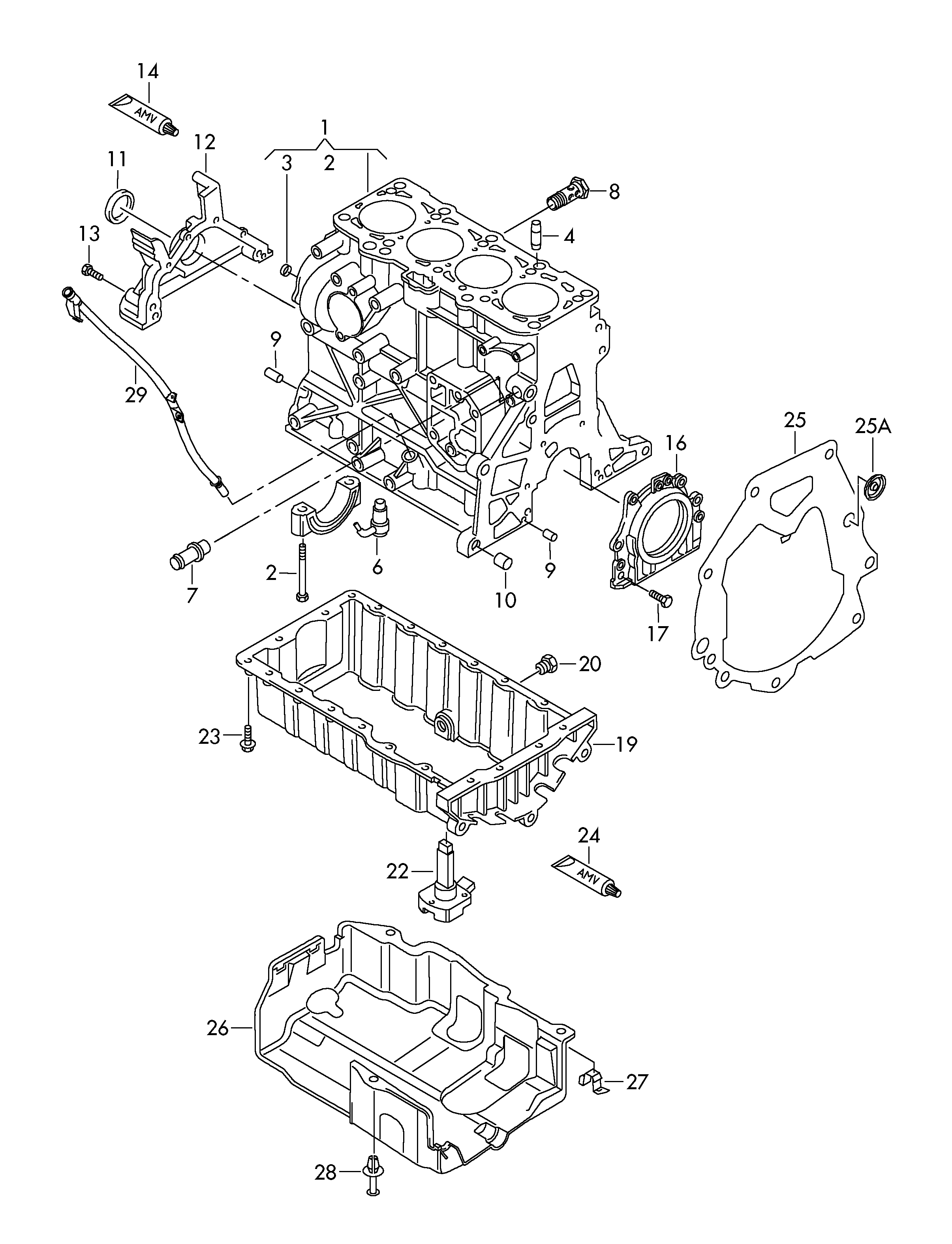 VAG 03L103171A - Семеринг, колянов вал vvparts.bg