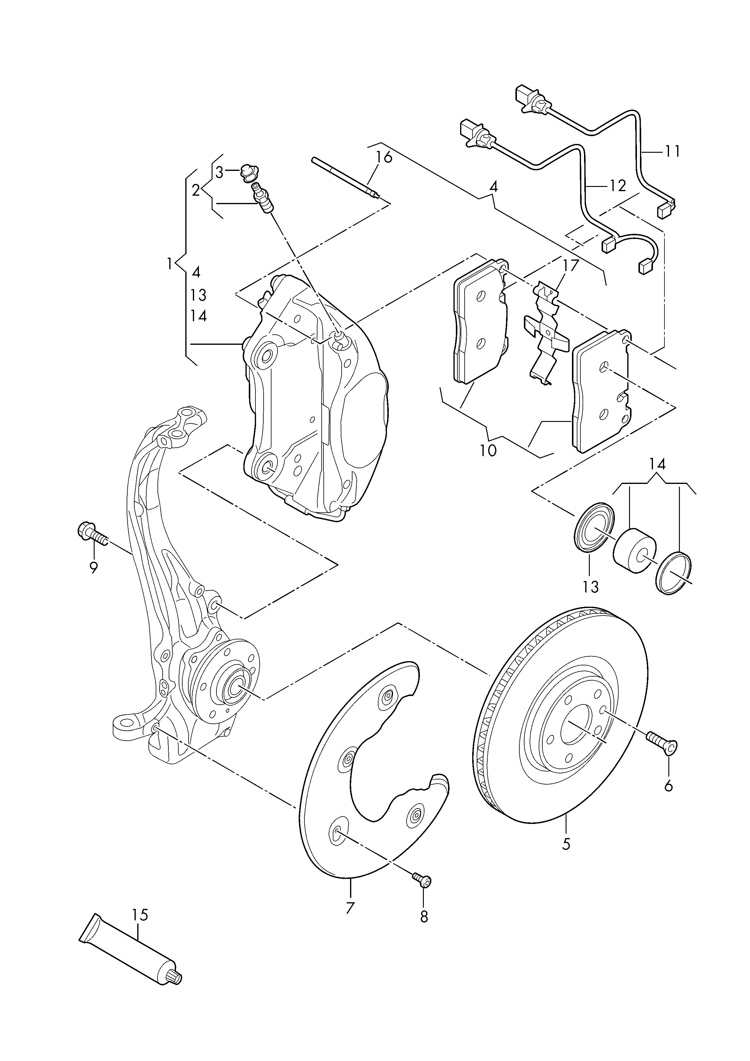 Porsche 8A0615273 - Вентил за обезвъздушаване, спирачен цилиндър vvparts.bg