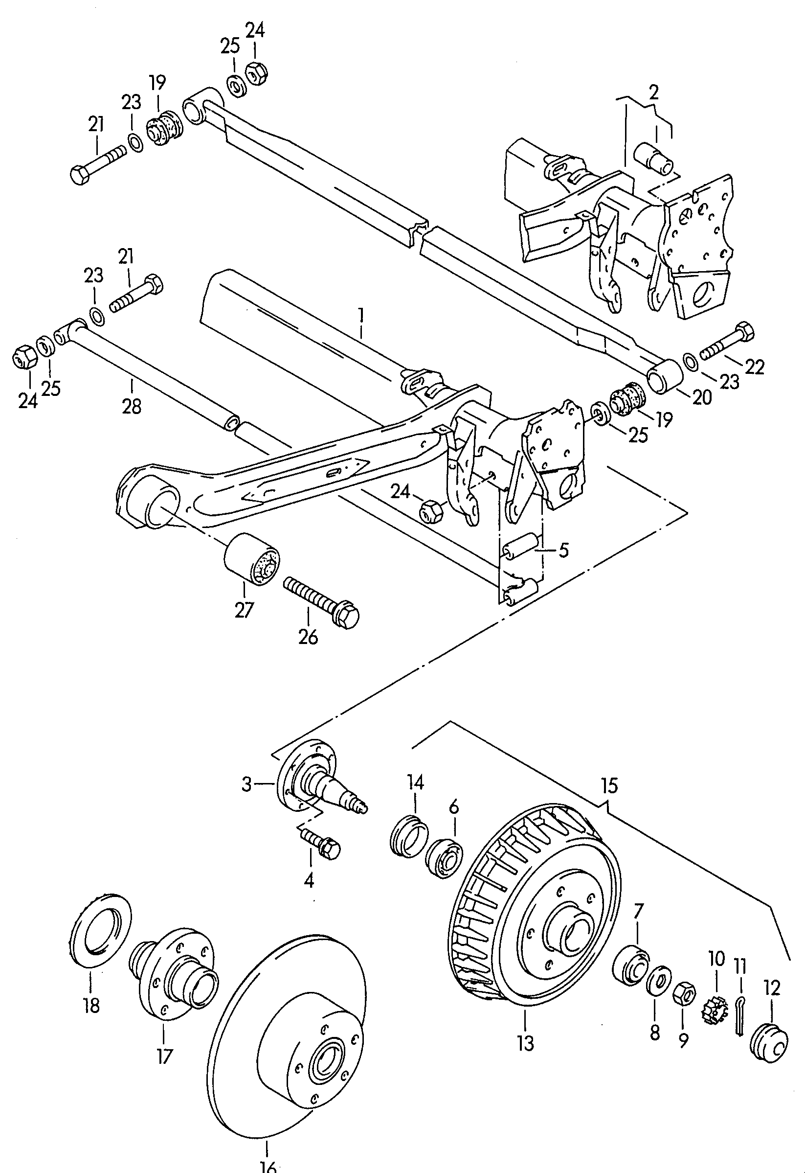 Seat 211405645D - Комплект колесен лагер vvparts.bg