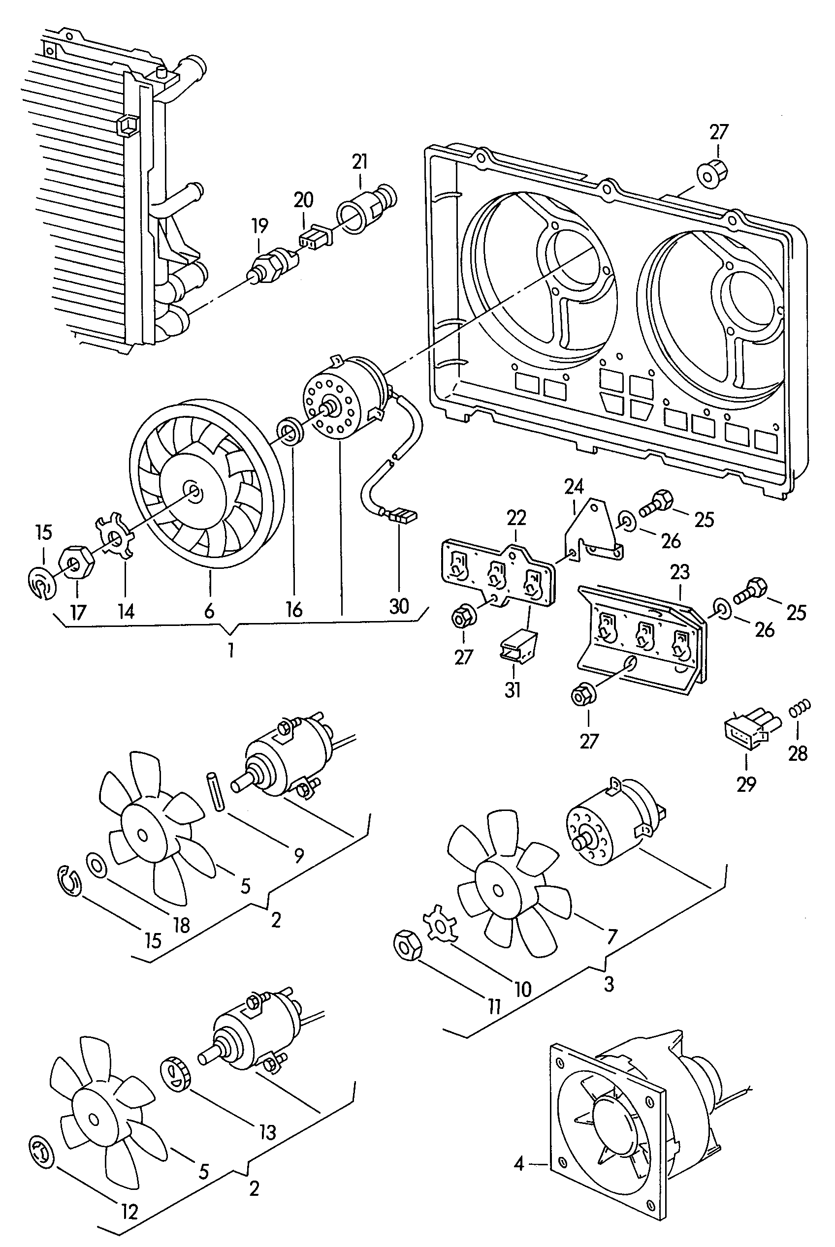 Seat 165 959 455 T - Вентилатор, охлаждане на двигателя vvparts.bg