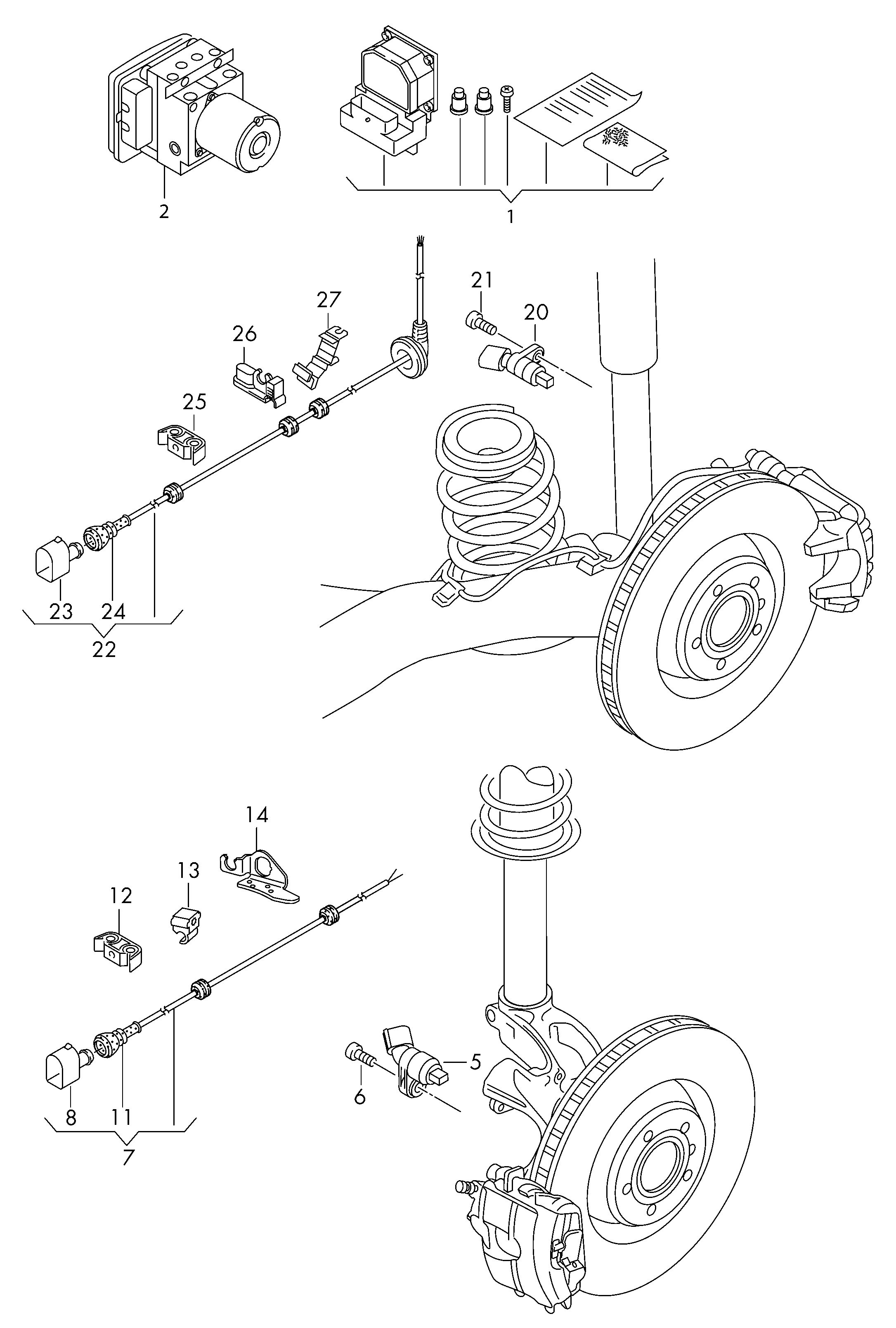 VAG WHT 003 861 - Датчик, обороти на колелото vvparts.bg