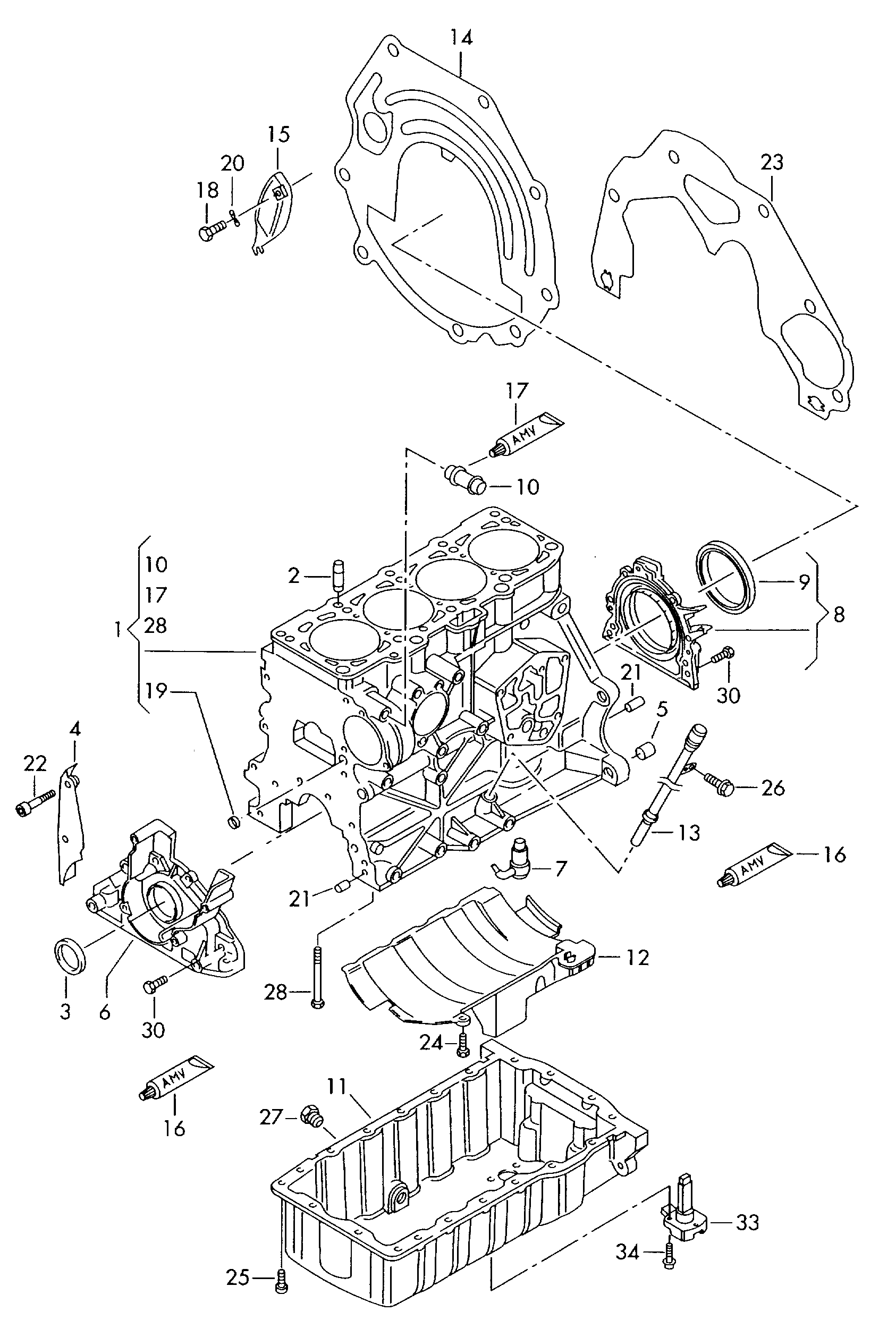 Skoda 045 906 433 A - Импулсен датчик, колянов вал vvparts.bg