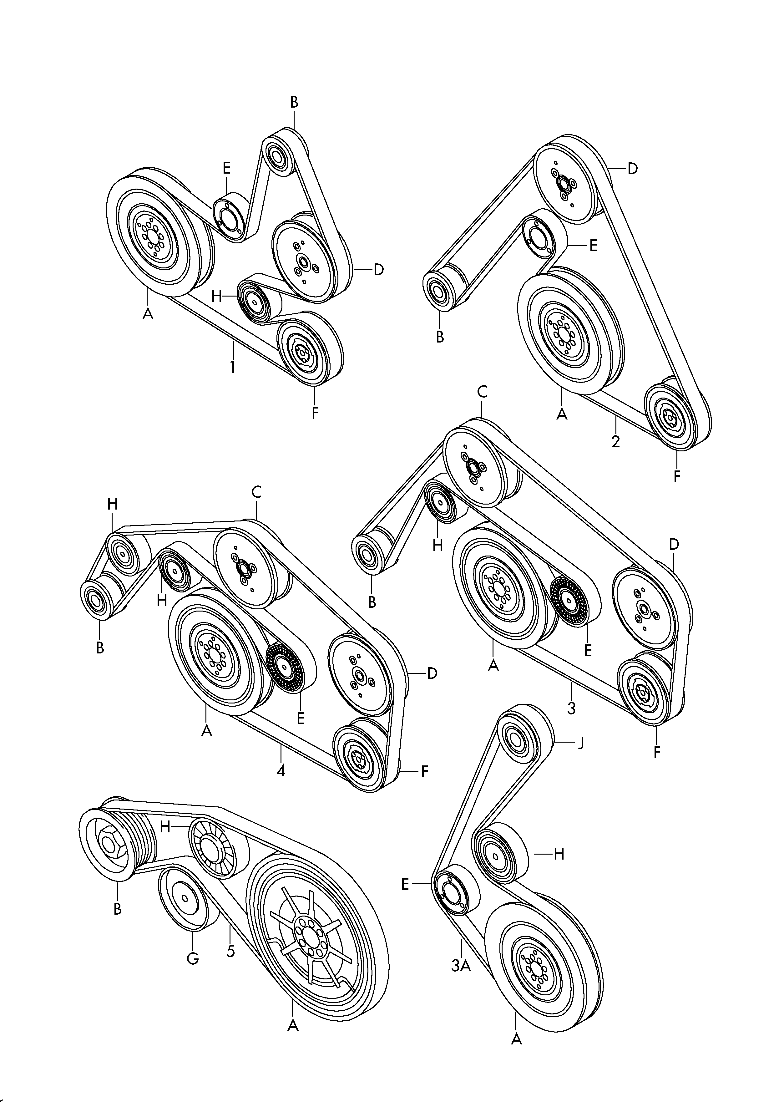 Seat 059 903 137 AB - Пистов ремък vvparts.bg