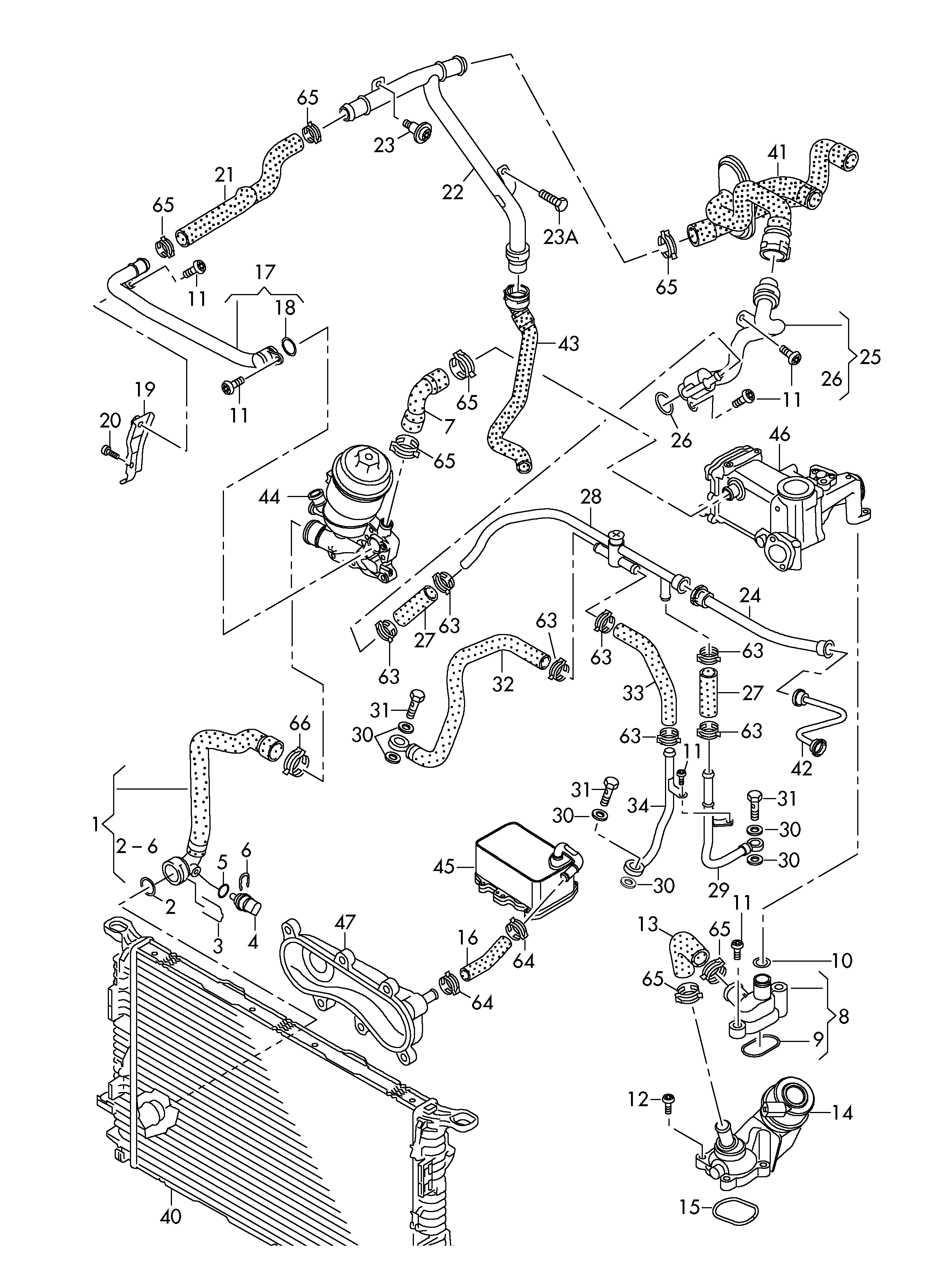 VAG 059121437 - Уплътнение, маслена помпа vvparts.bg