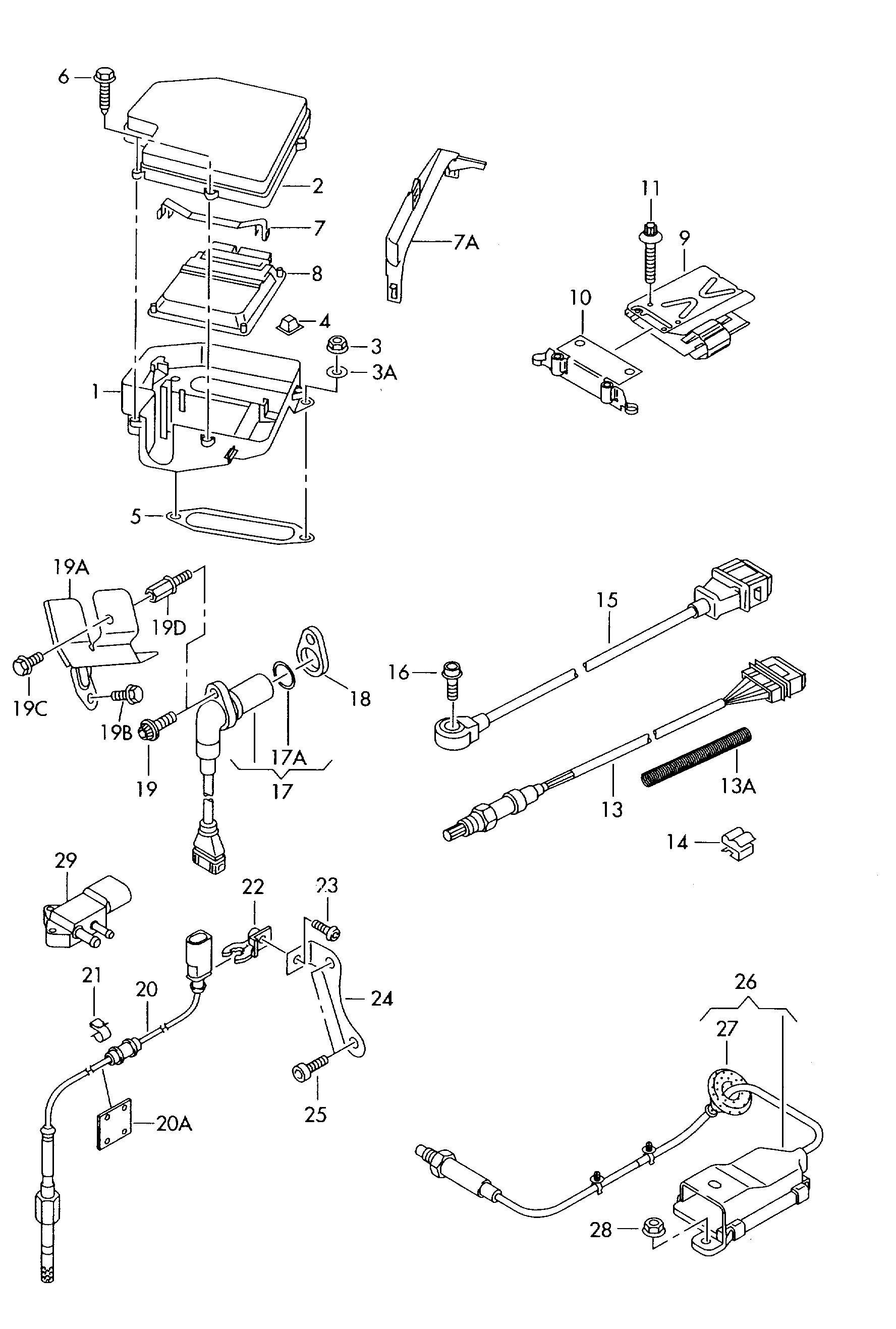 Seat 038907319E - Импулсен датчик, колянов вал vvparts.bg