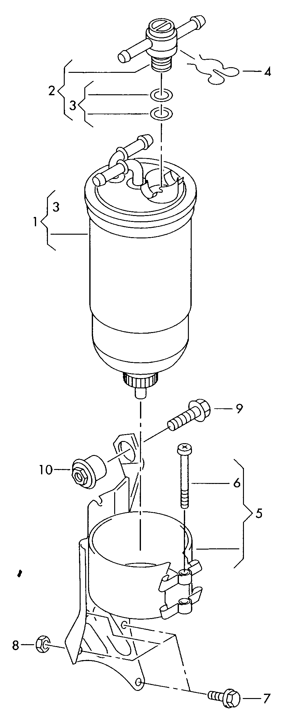 AUDI 1J0 127 247 A - Клапан, въздушен филтър vvparts.bg