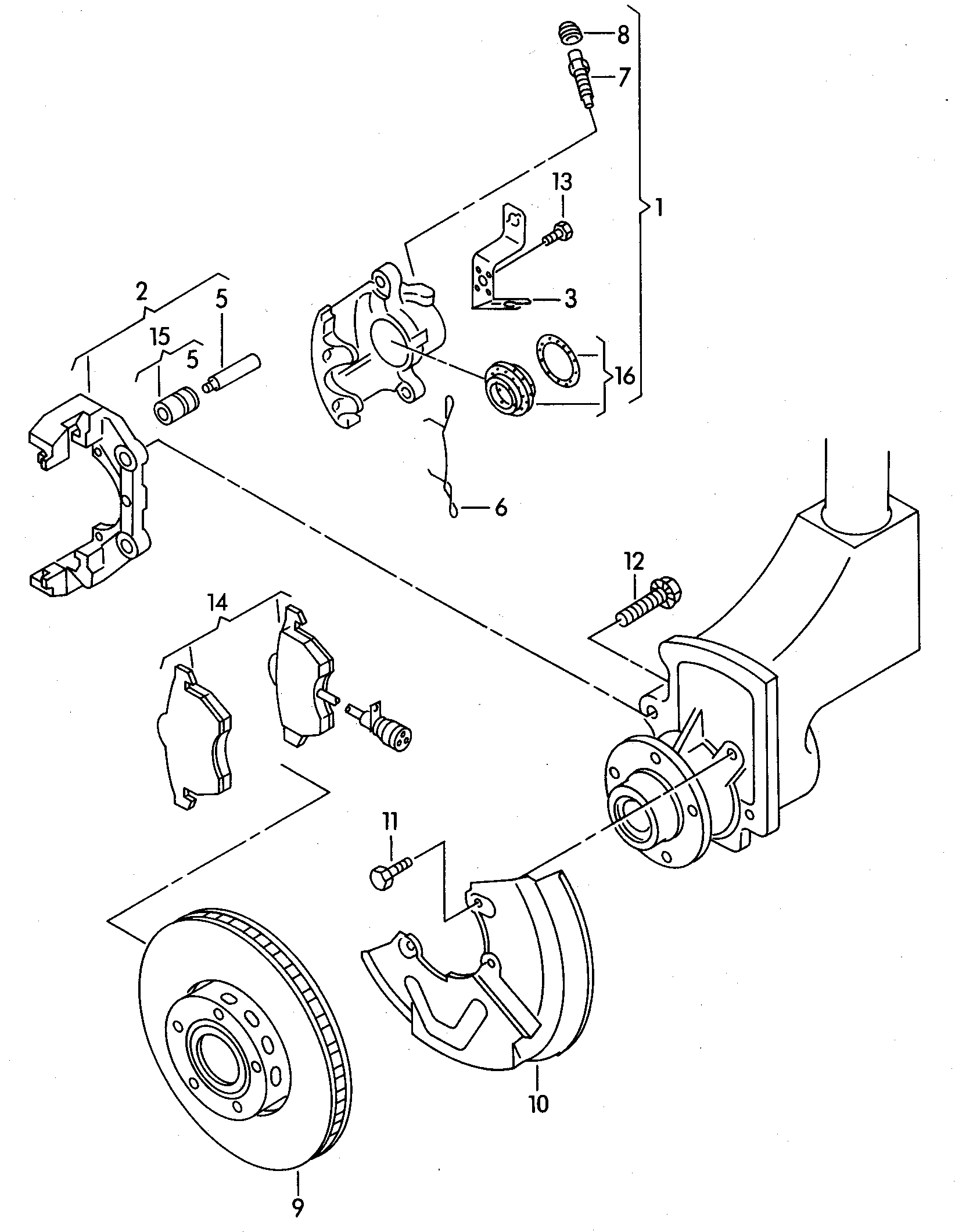 VAG 8E0 615 301 Q - Спирачен диск vvparts.bg