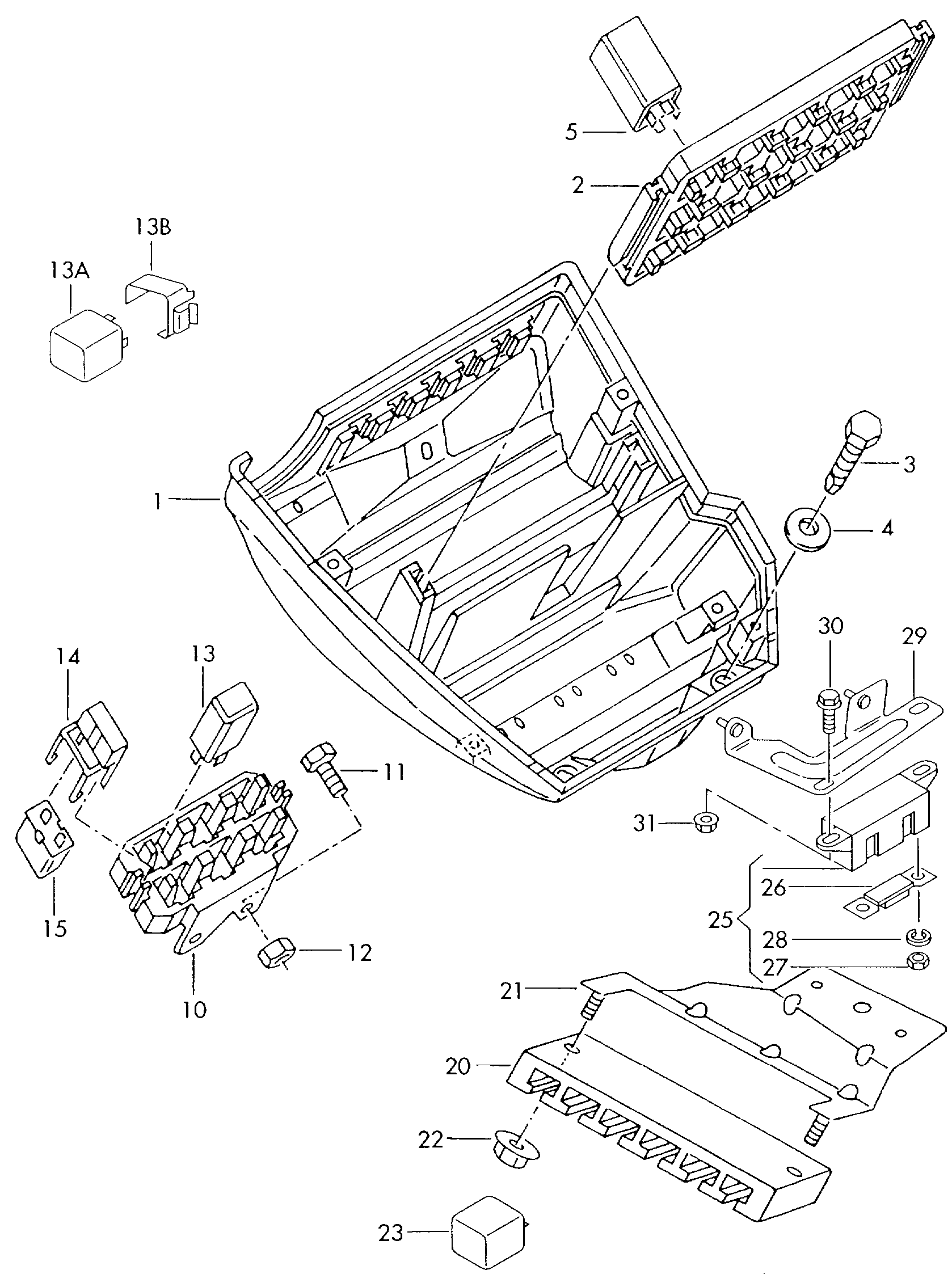 VW 8D0951253 - Мулти функционално реле vvparts.bg