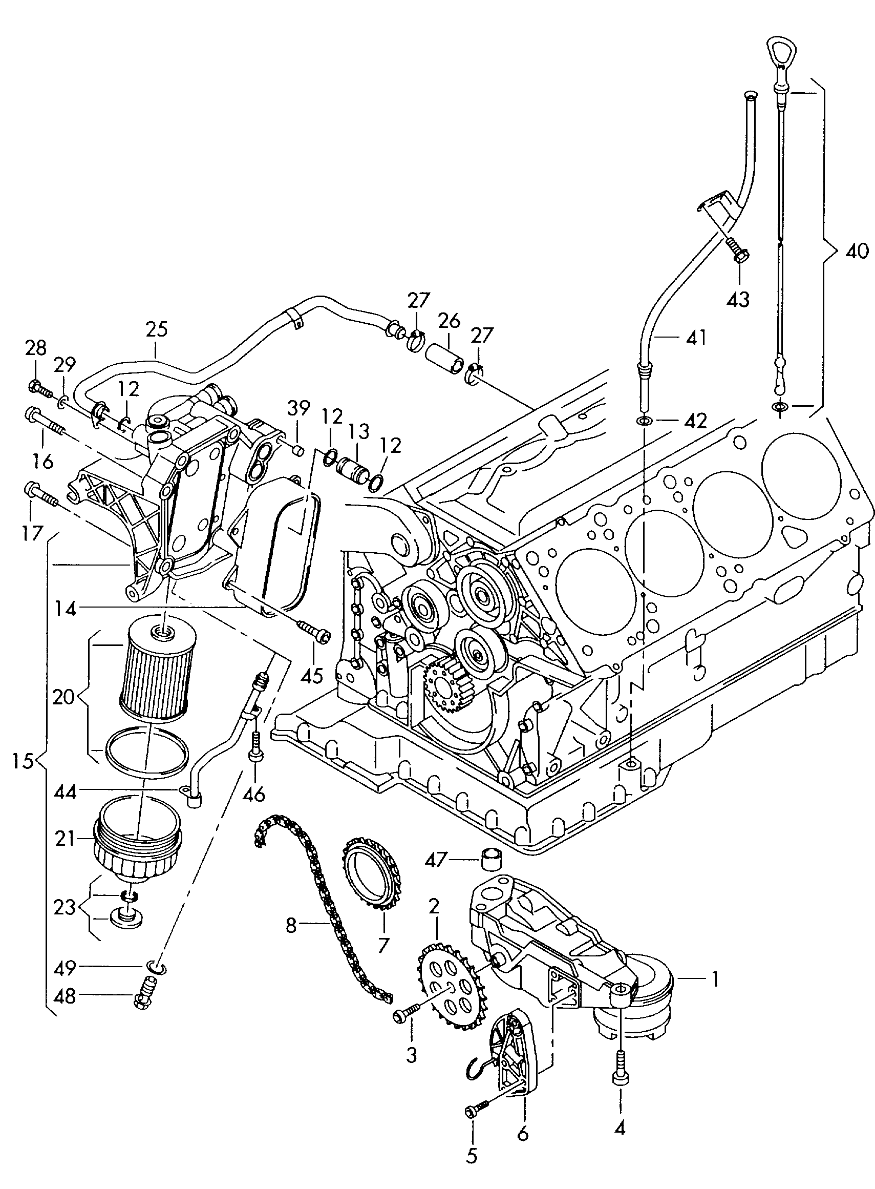 VW 021 115 562 A - Маслен филтър vvparts.bg