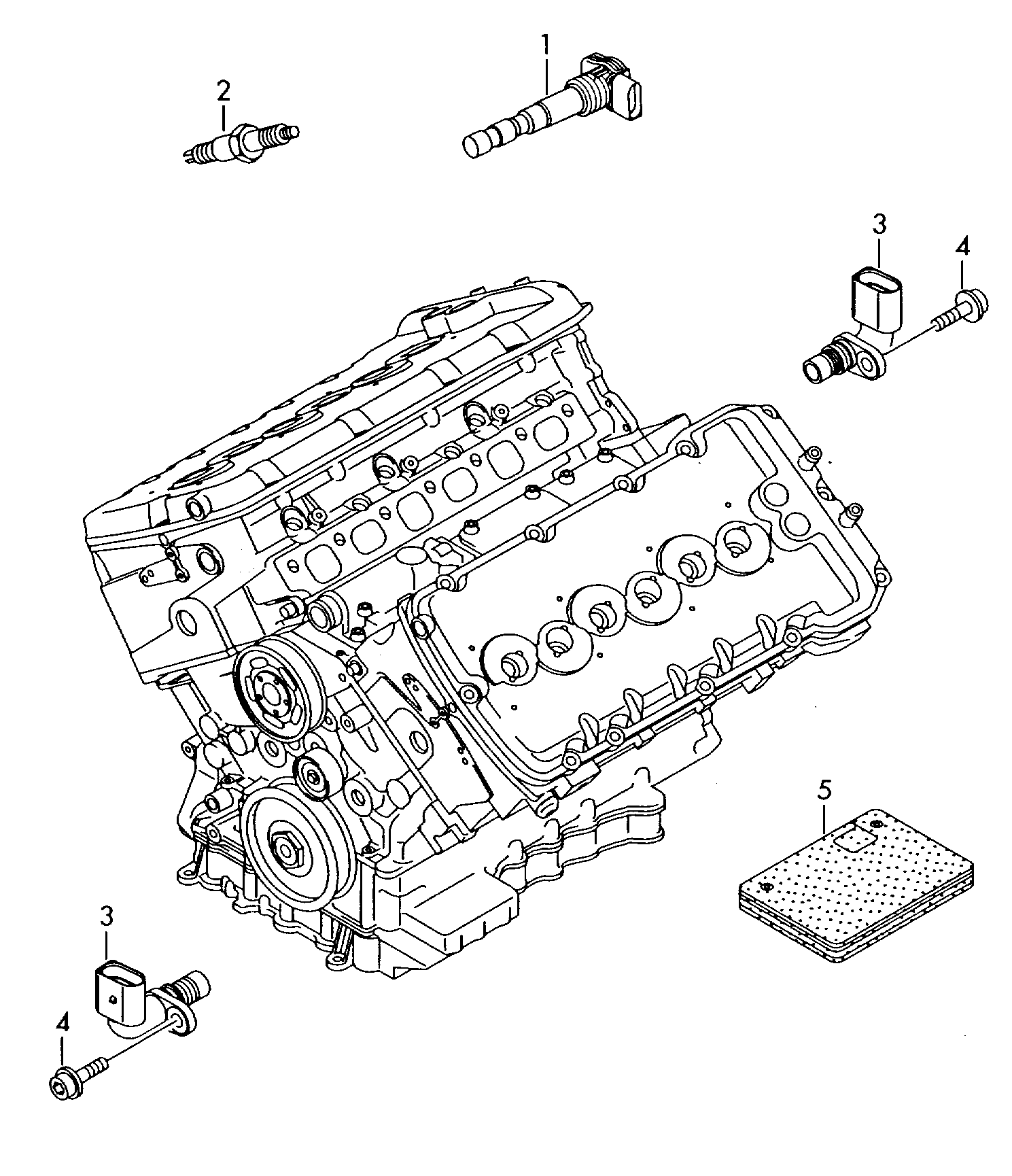 AUDI 101 905 600 A - Запалителна свещ vvparts.bg