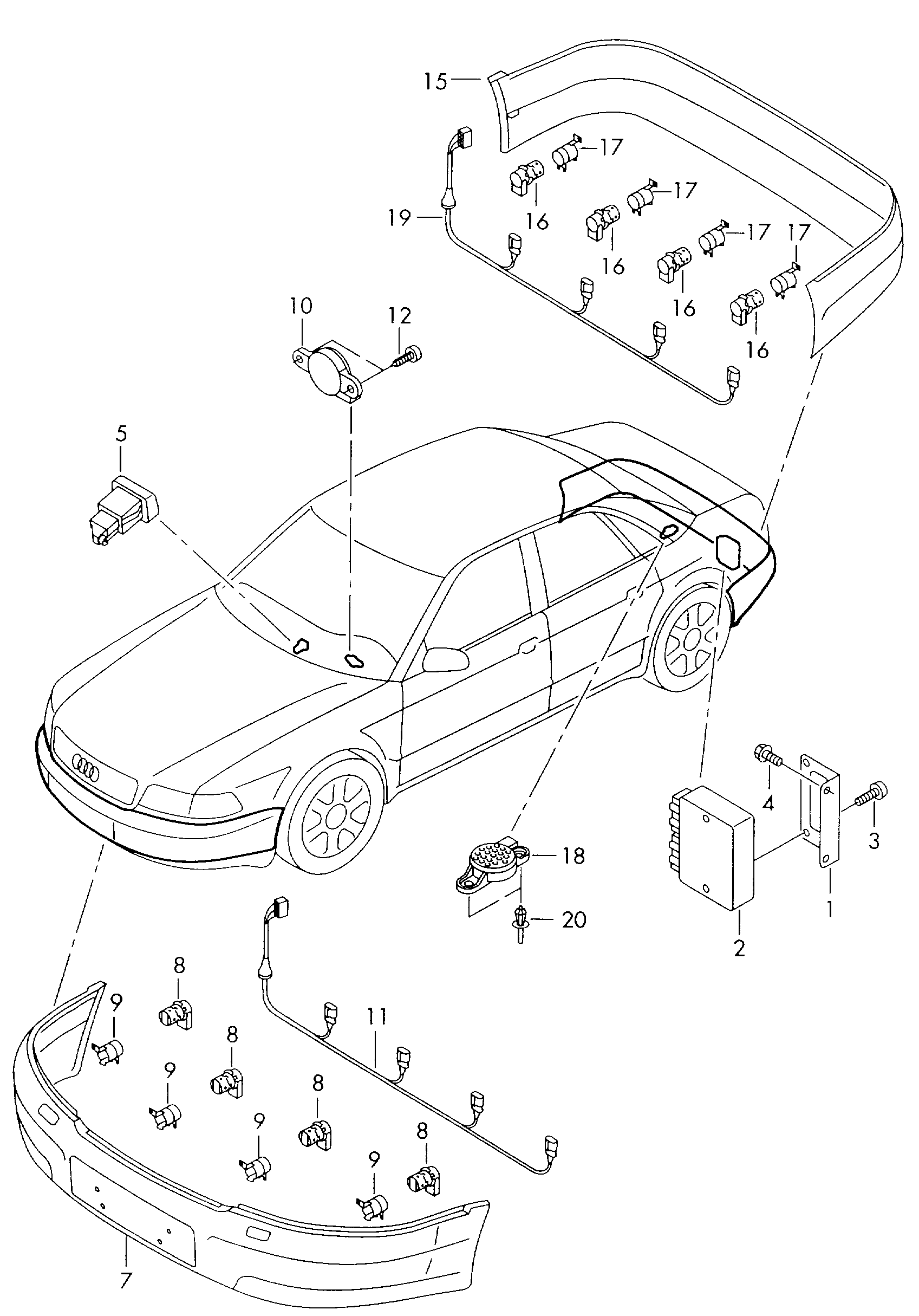 VAG 4B0 919 279 - Сигнализатор vvparts.bg