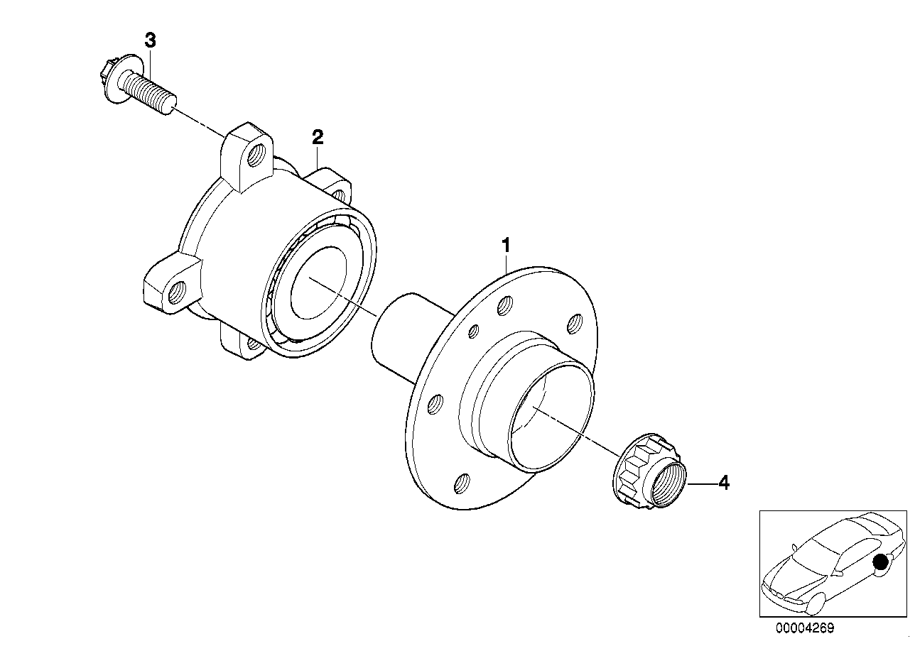 BMW 33 40 6 765 432 - Комплект колесен лагер vvparts.bg