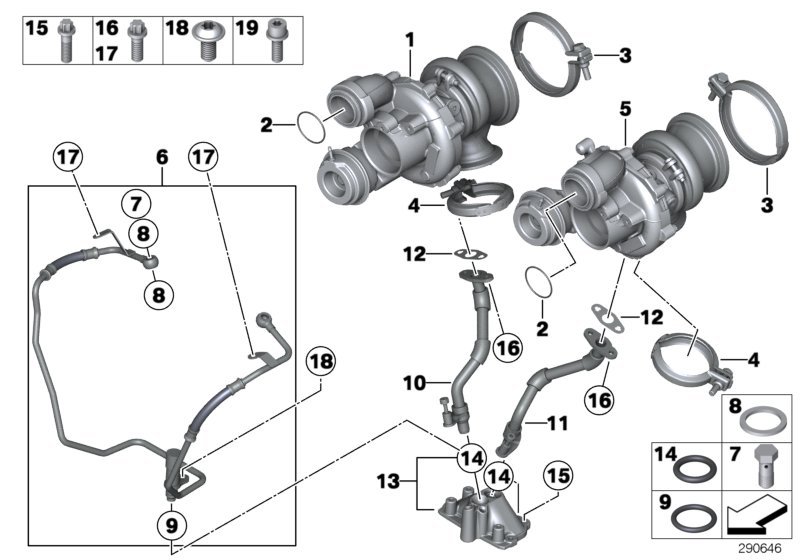 BMW 11657577018 - Турбина, принудително пълнене с въздух vvparts.bg