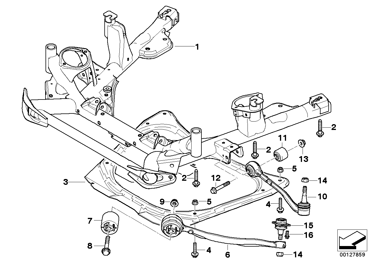 BMW 31 12 6 769 717 - Носач, окачване на колелата vvparts.bg