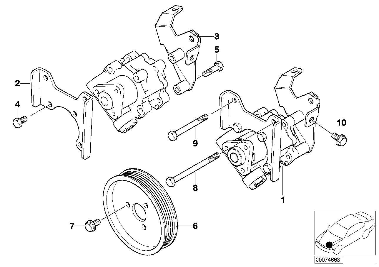 BMW 32 41 6 757 914 - Хидравлична помпа, кормилно управление vvparts.bg