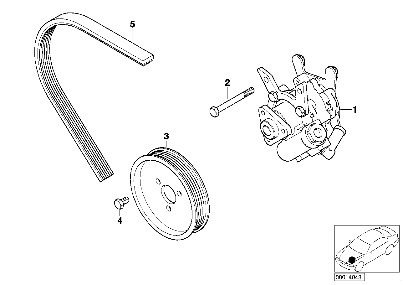 BMW 32 41 1 094 962 - Хидравлична помпа, кормилно управление vvparts.bg