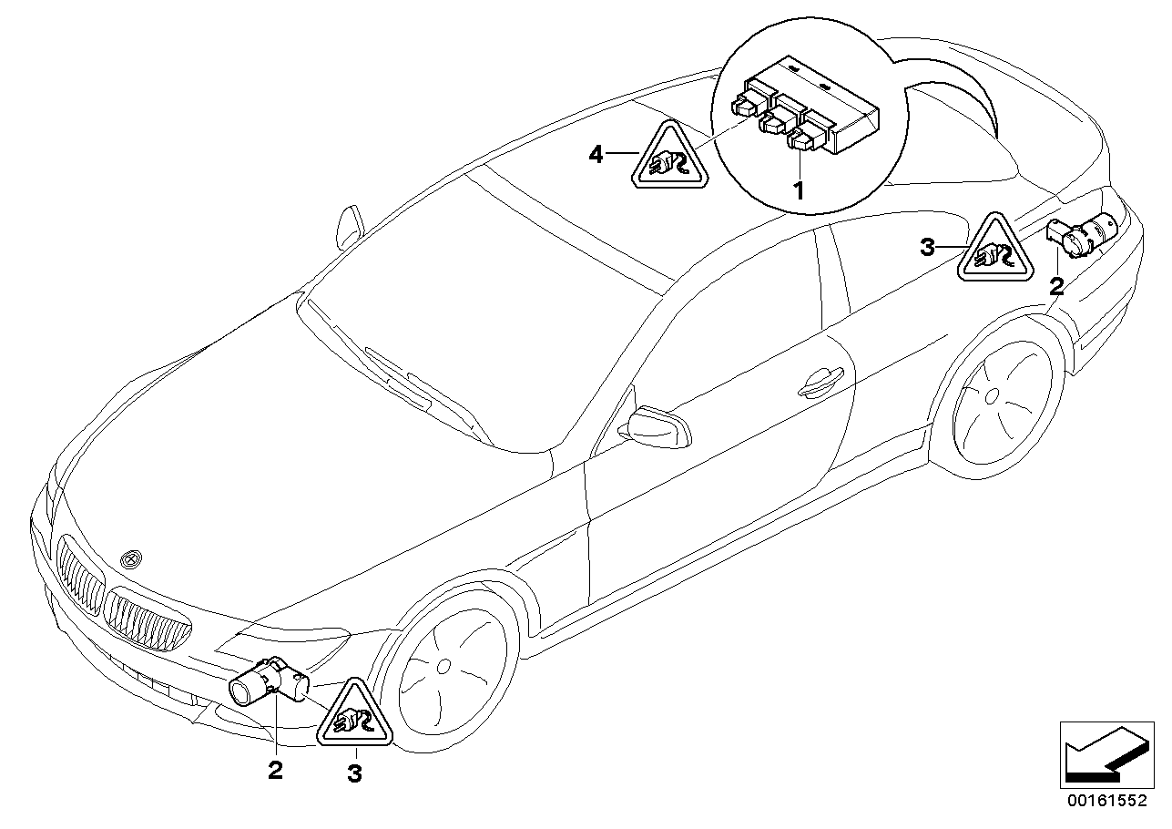 BMW 66 20 2 180 149 - Датчик, парктроник vvparts.bg