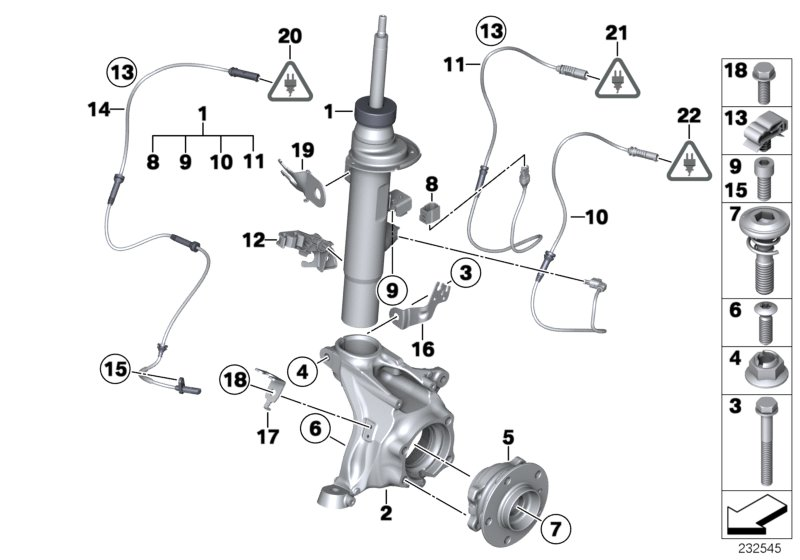 BMW 31206850154 - Комплект колесен лагер vvparts.bg