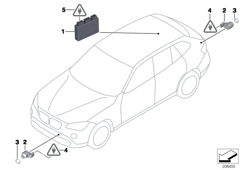 Mini 66 20 2 180 146 - Датчик, парктроник vvparts.bg