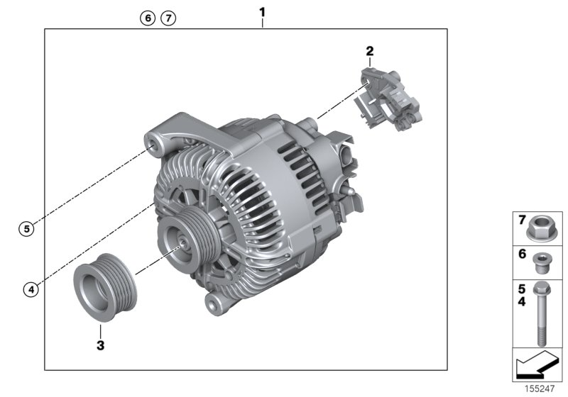 BMW 12318510090 - Регулатор на генератор vvparts.bg