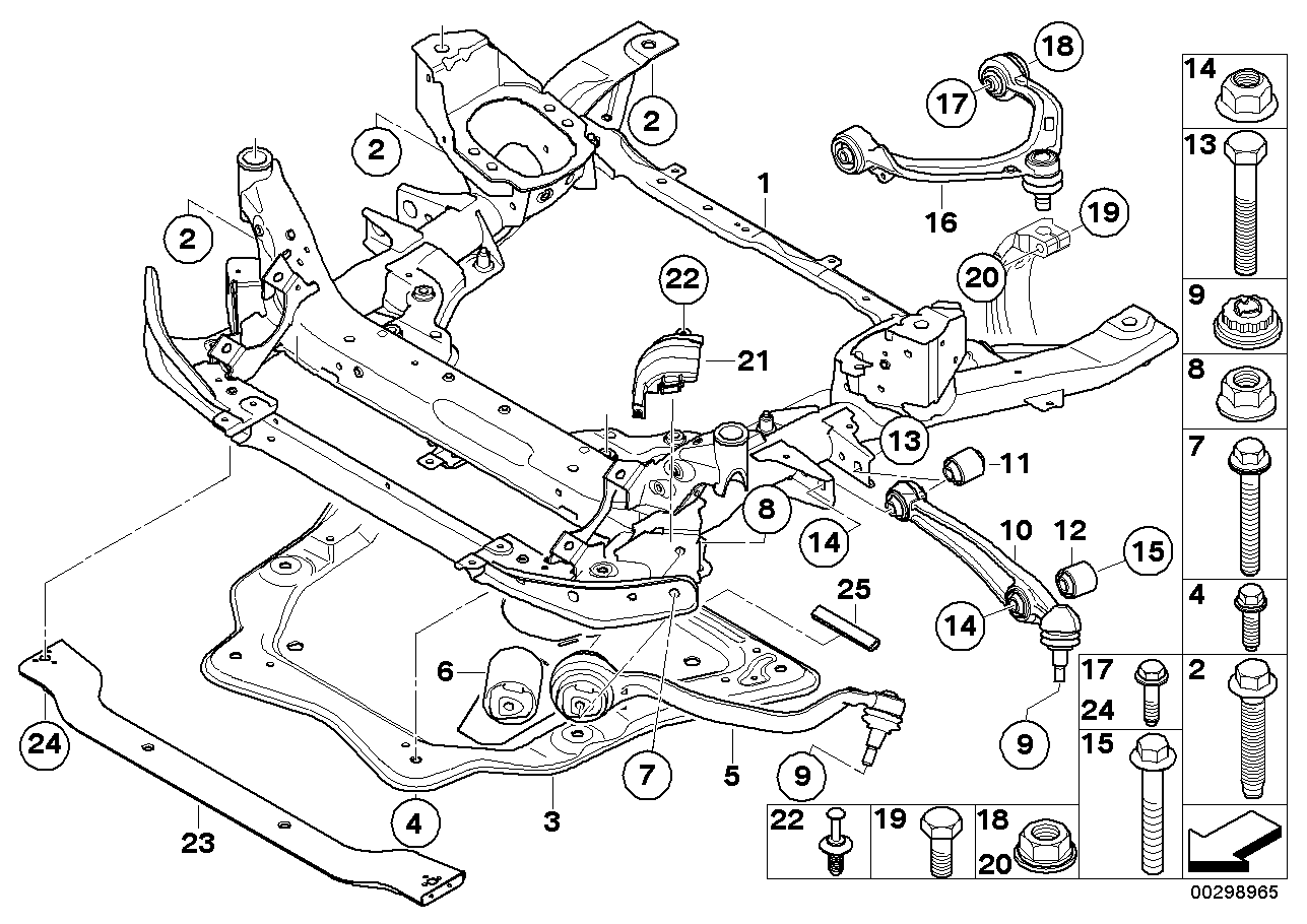 BMW 31 12 6 773 949 - Носач, окачване на колелата vvparts.bg