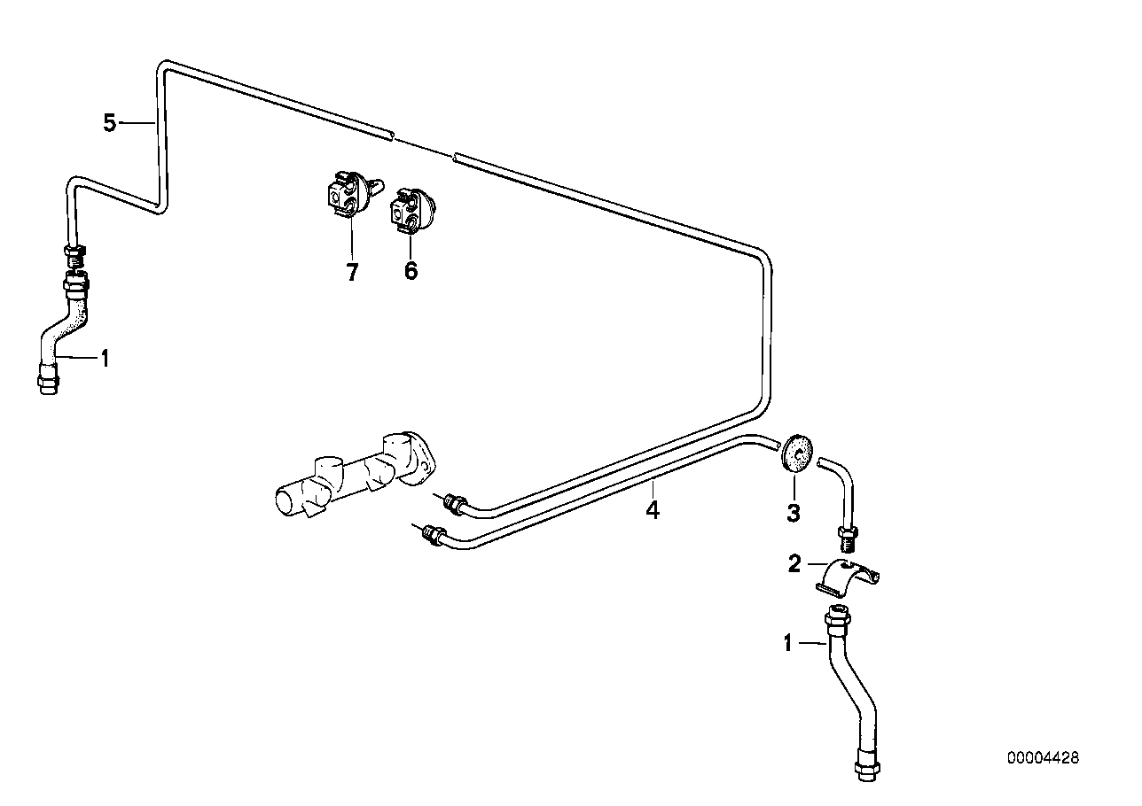 Alpina 34321159890 - Спирачен маркуч vvparts.bg