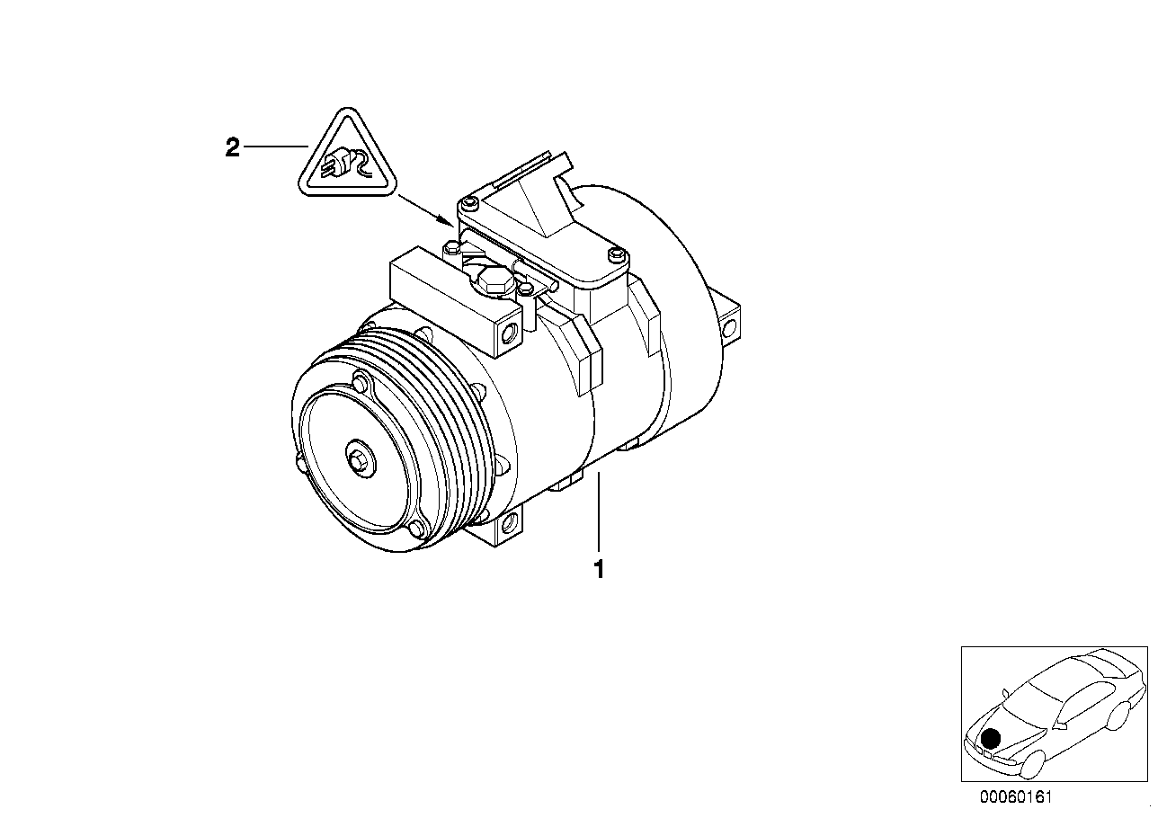 OM 64526918000 - Компресор, климатизация vvparts.bg