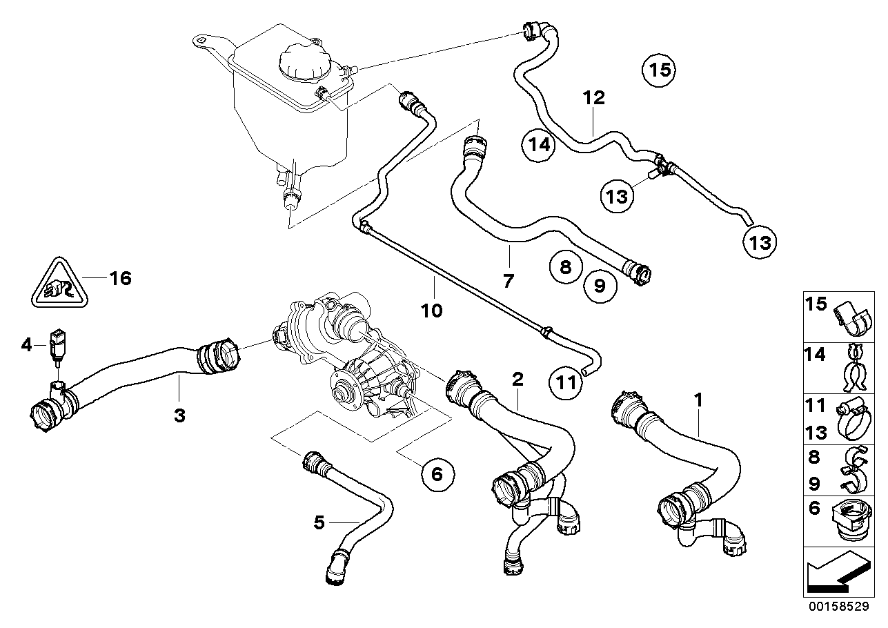 Rolls-Royce 13621433077 - Датчик, температура на охладителната течност vvparts.bg