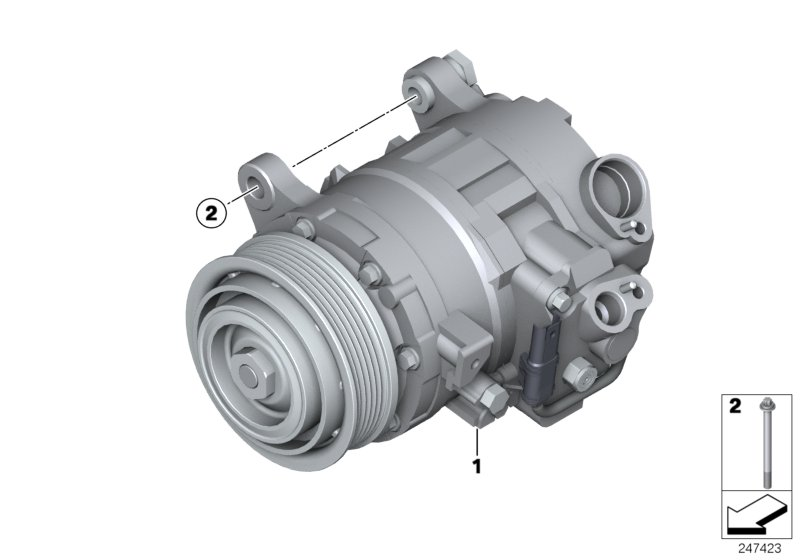 BMW 64506805025 - Компресор, климатизация vvparts.bg