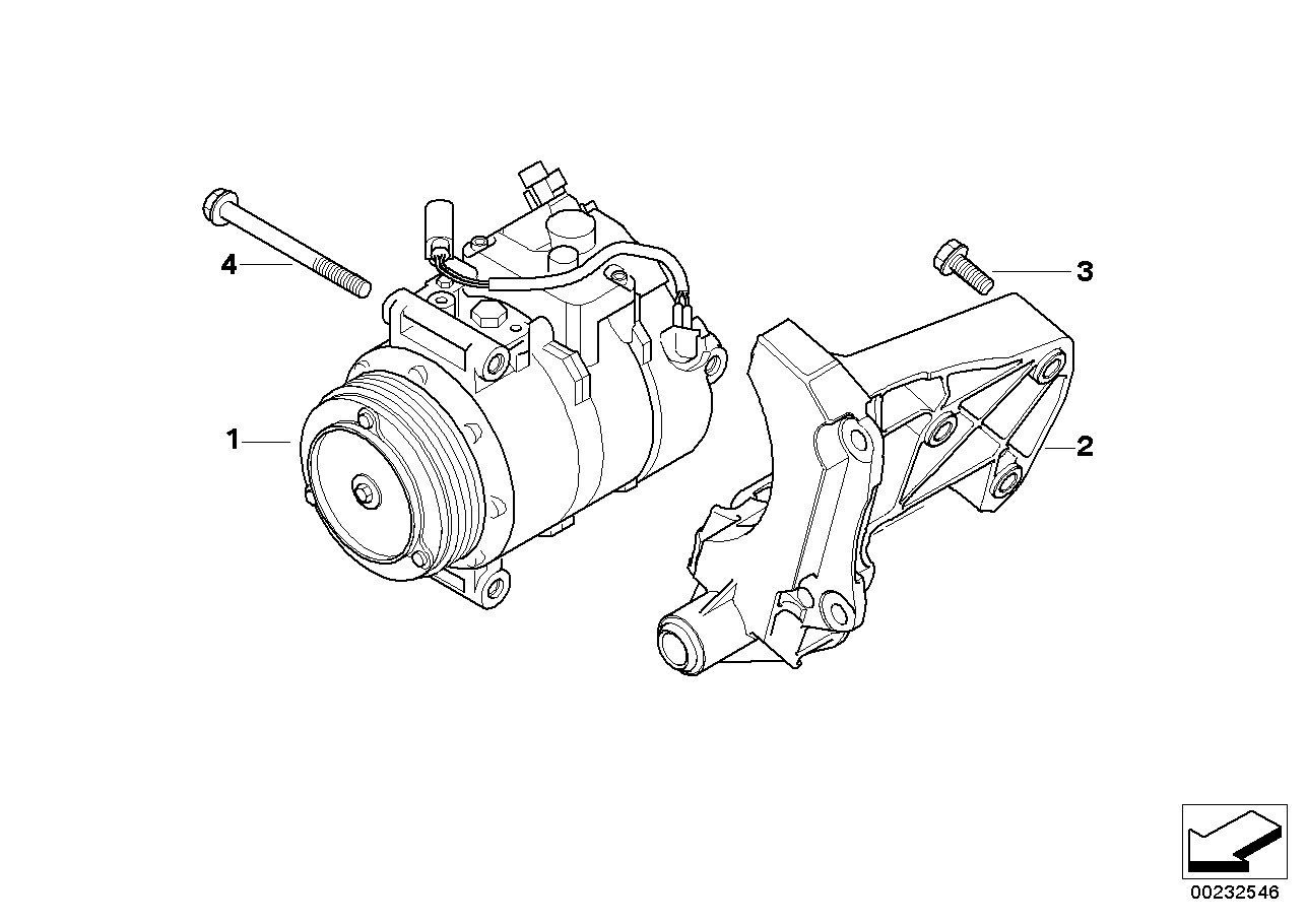 BMW (BRILLIANCE) 64 52 6 983 098 - Компресор, климатизация vvparts.bg