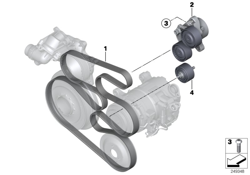 BMW 11 28 8 570 646 - Пистов ремък vvparts.bg