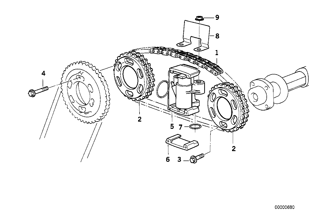 Mini 11 31 1 725 441 - Chain tensioner vvparts.bg