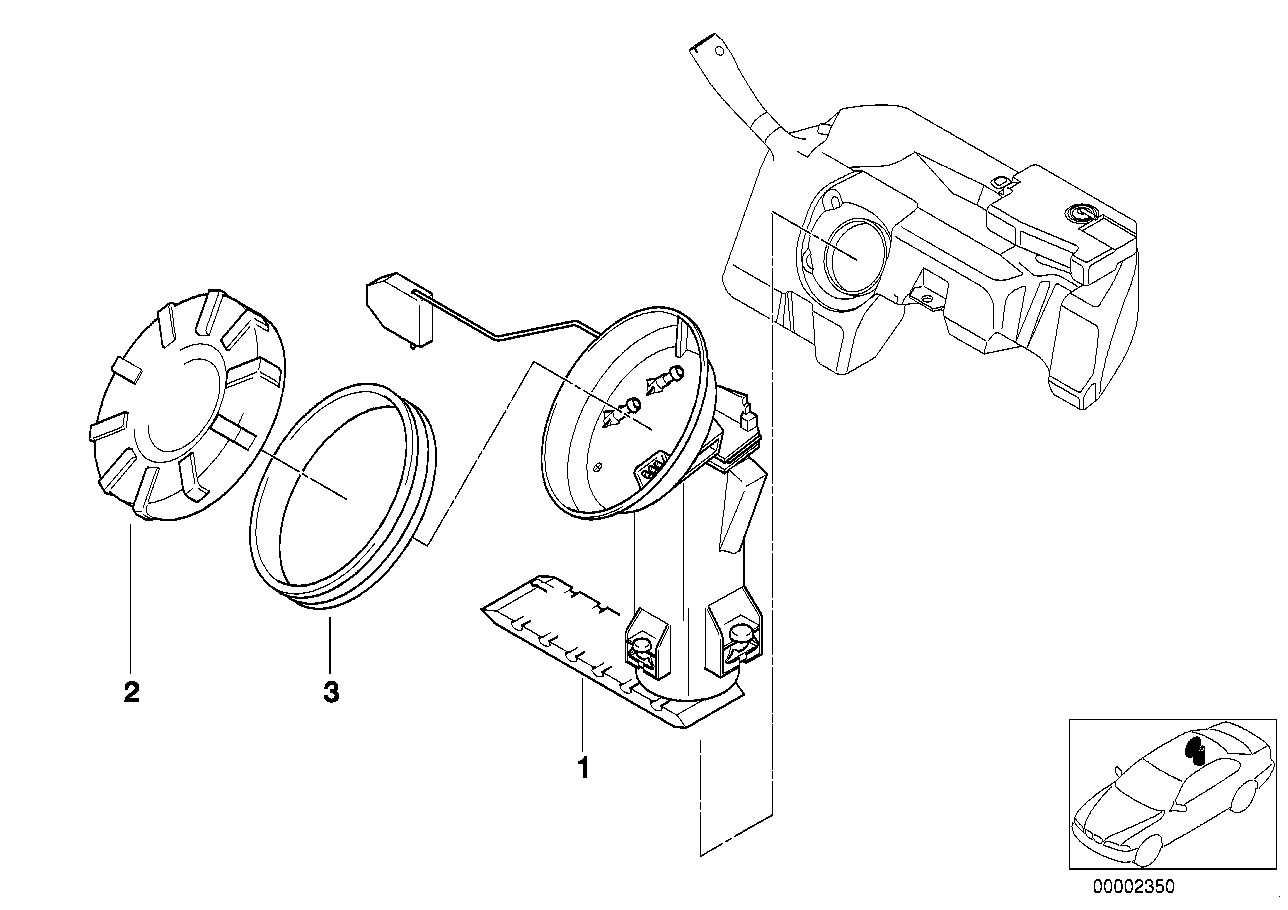 BMW 16 14 6 756 323 - Горивна помпа vvparts.bg