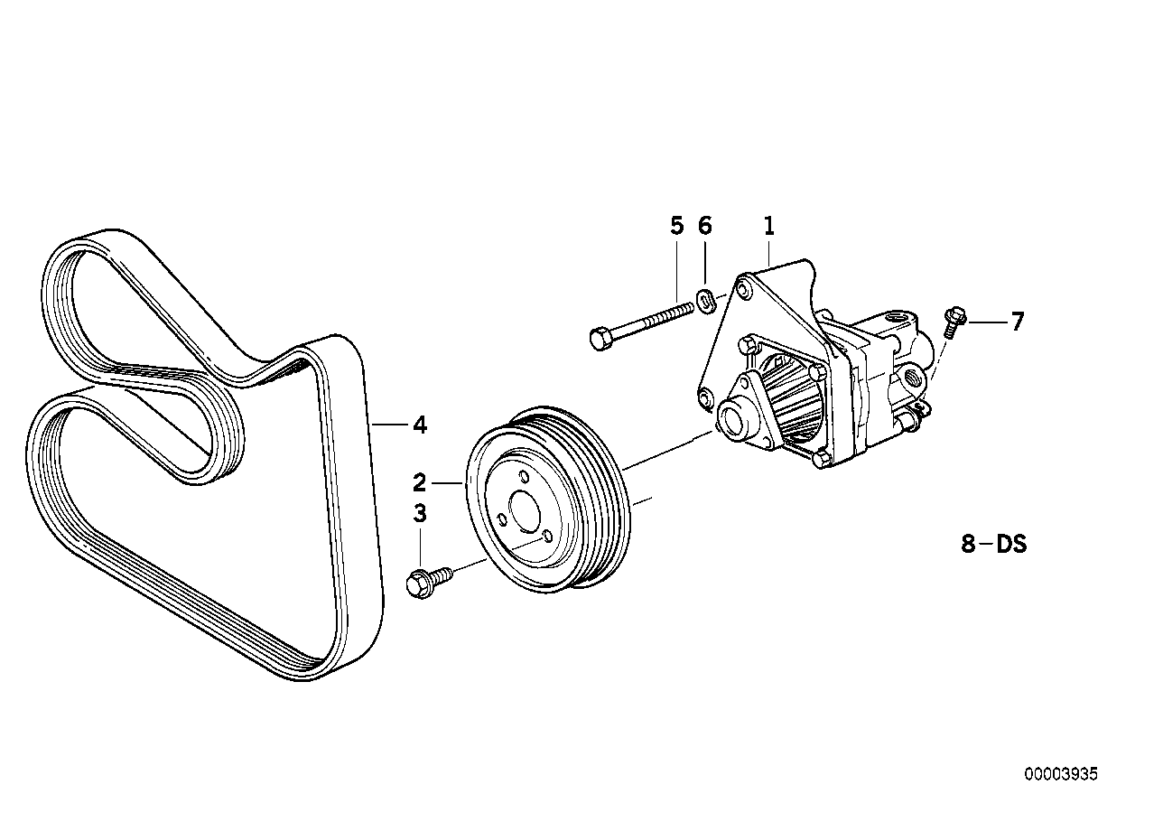 BMW 32 41 1 092 604 - Хидравлична помпа, кормилно управление vvparts.bg