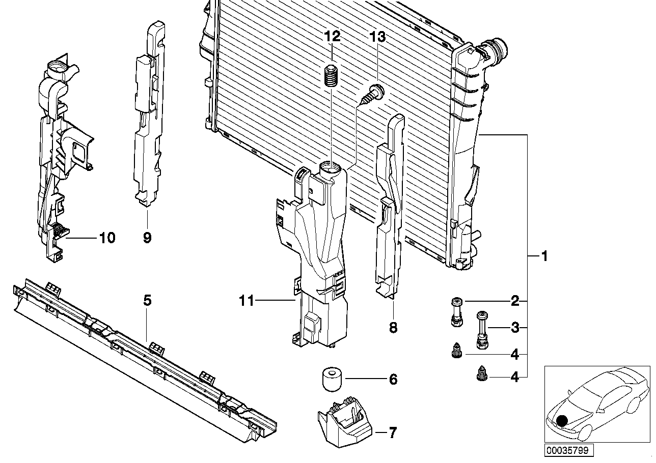 Volvo 17119071519 - Радиатор, охлаждане на двигателя vvparts.bg