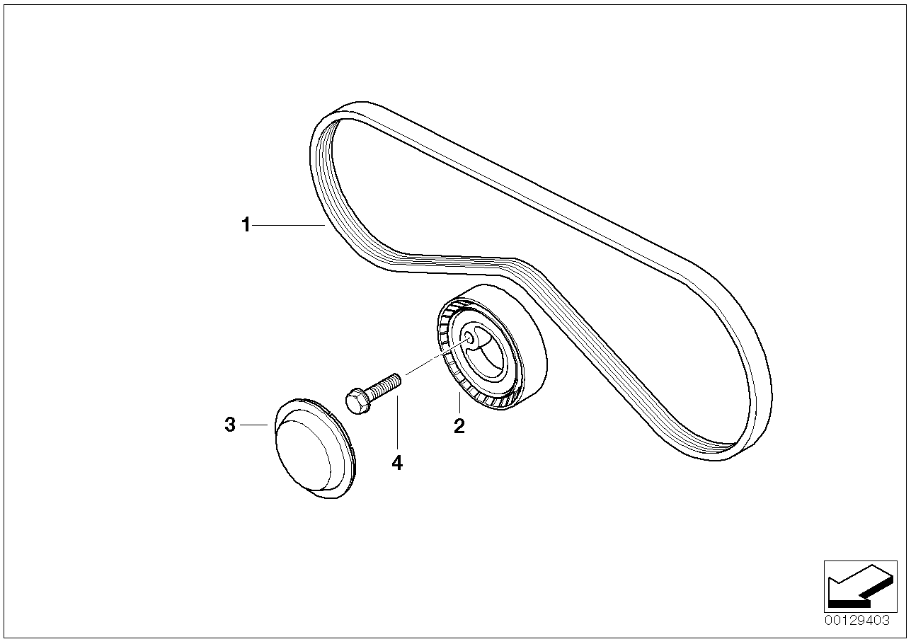 Mini 64 55 1 727 378 - Пистов ремък vvparts.bg