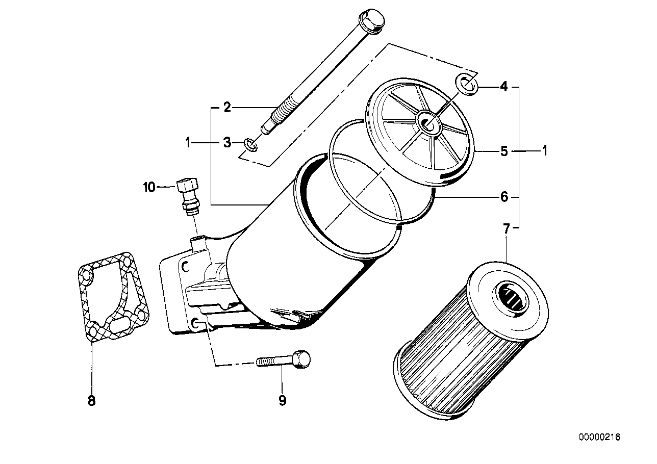 BMW 11 42 1 713 345 - Маслен филтър vvparts.bg