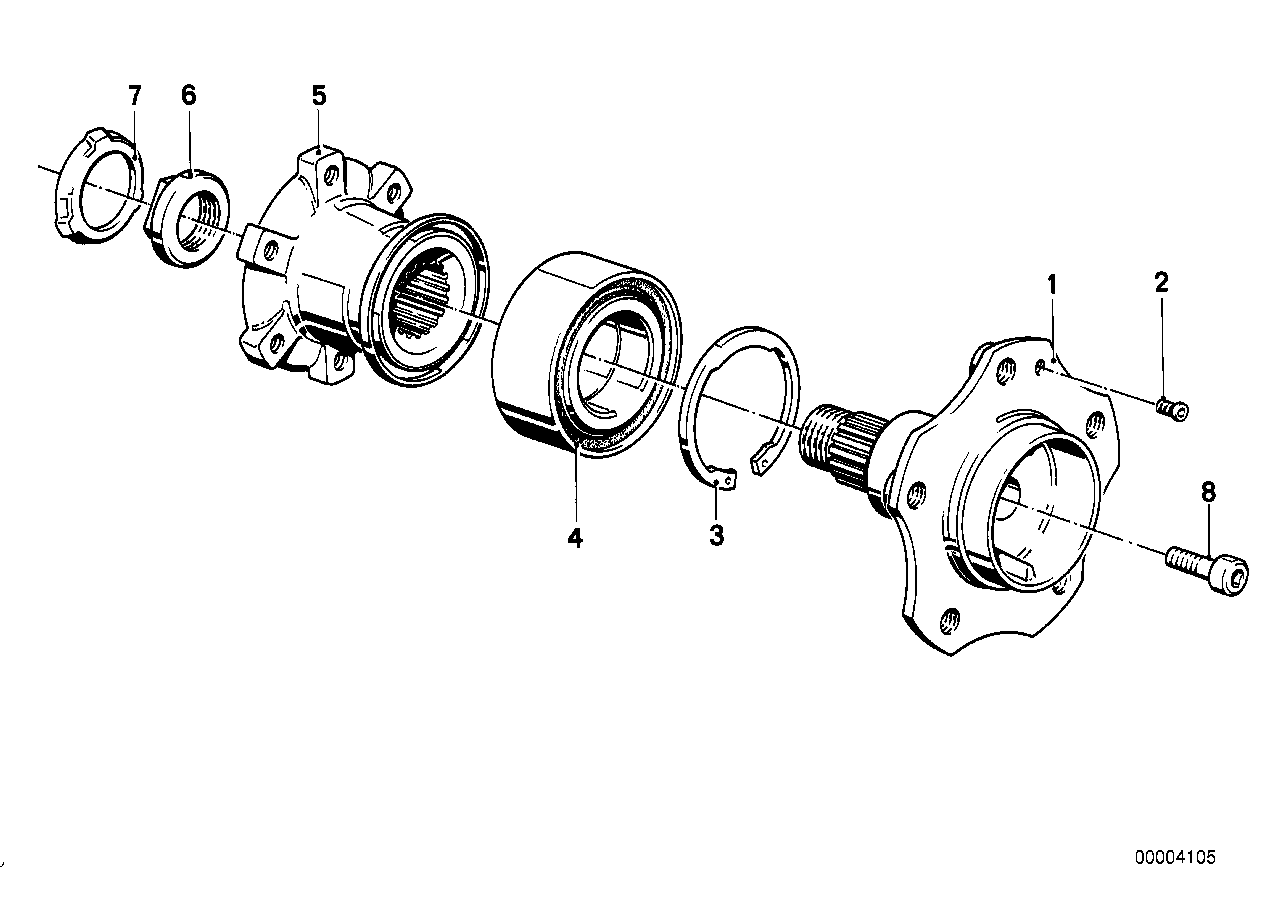 BMW 07119934749 - Комплект колесен лагер vvparts.bg