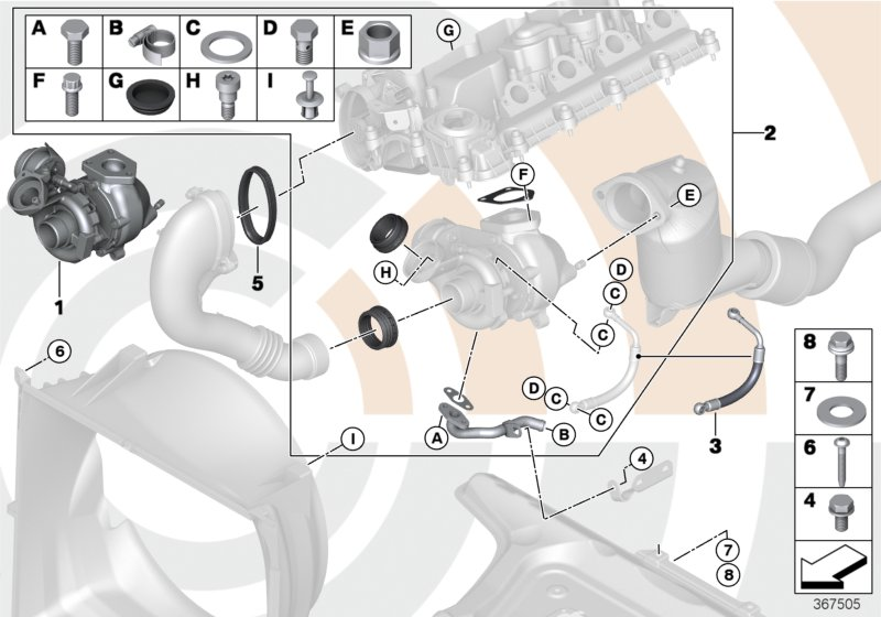 BMW 11657790223* - Турбина, принудително пълнене с въздух vvparts.bg