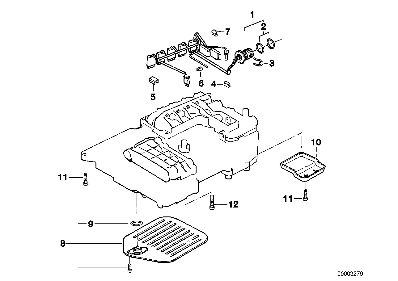 BMW 24 34 1 422 513 - Хидравличен филтър, автоматична предавателна кутия vvparts.bg