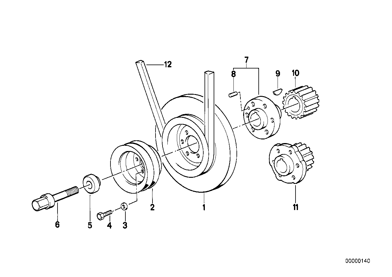 BMW 11232243046 - Трапецовиден ремък vvparts.bg