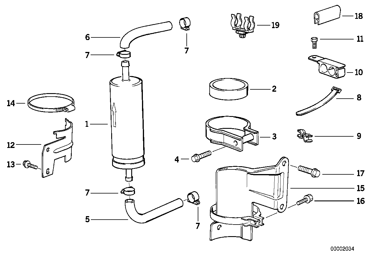 MAZDA 13 32 1 270 038 - Горивен филтър vvparts.bg